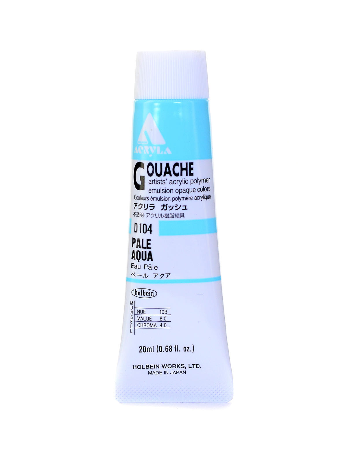 Acrylic Gouache 20 ml pale aqua