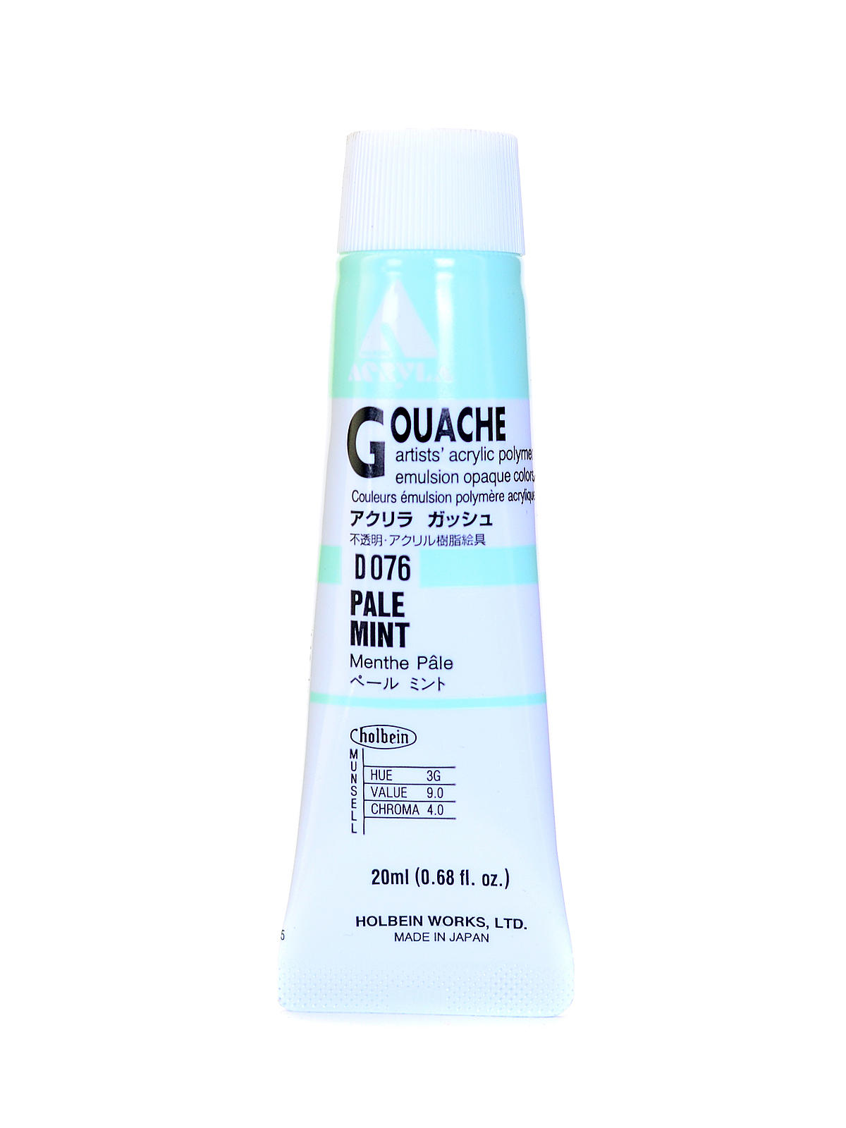 Acrylic Gouache 20 ml pale mint