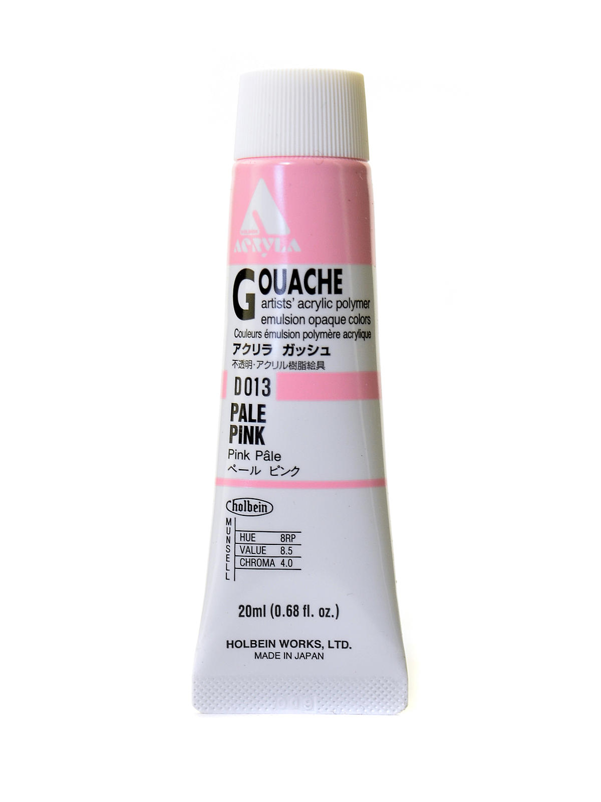 Acrylic Gouache 20 ml pale pink