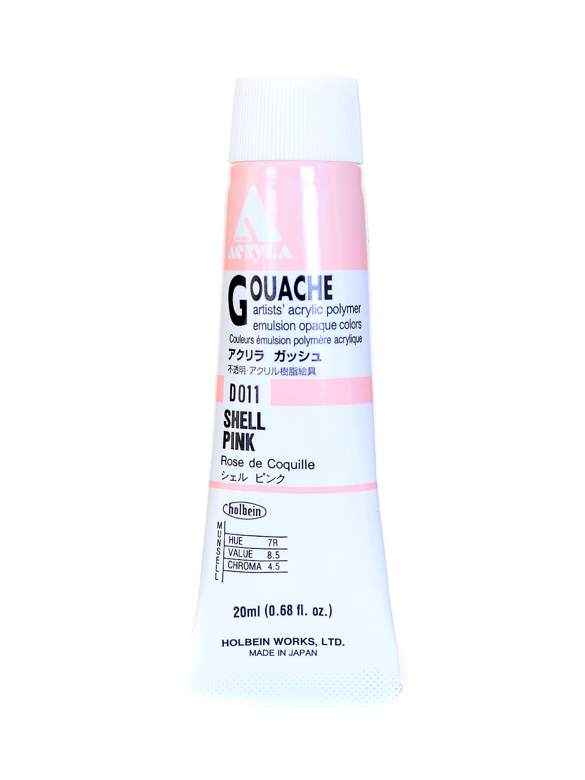 Acrylic Gouache 20 ml shell pink