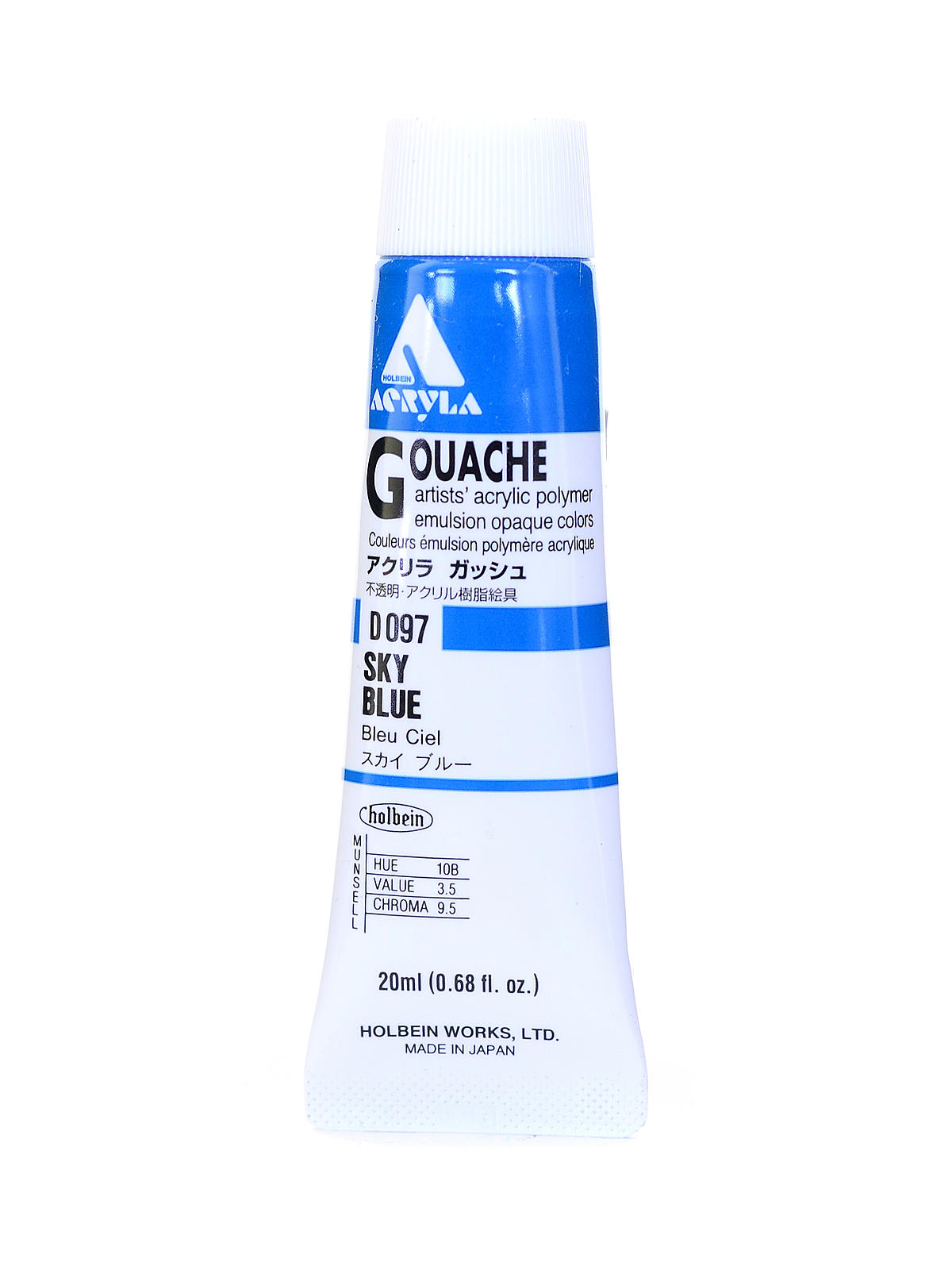 Acrylic Gouache 20 ml sky blue