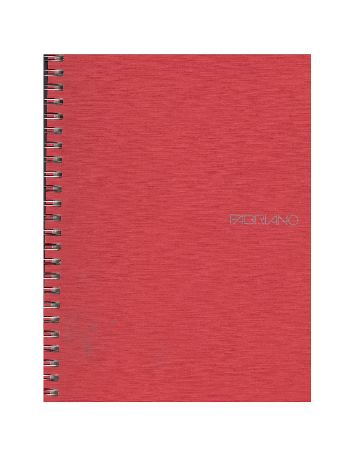 EcoQua Notebooks spiral blank raspberry 5.8 in. x 8.25 in.