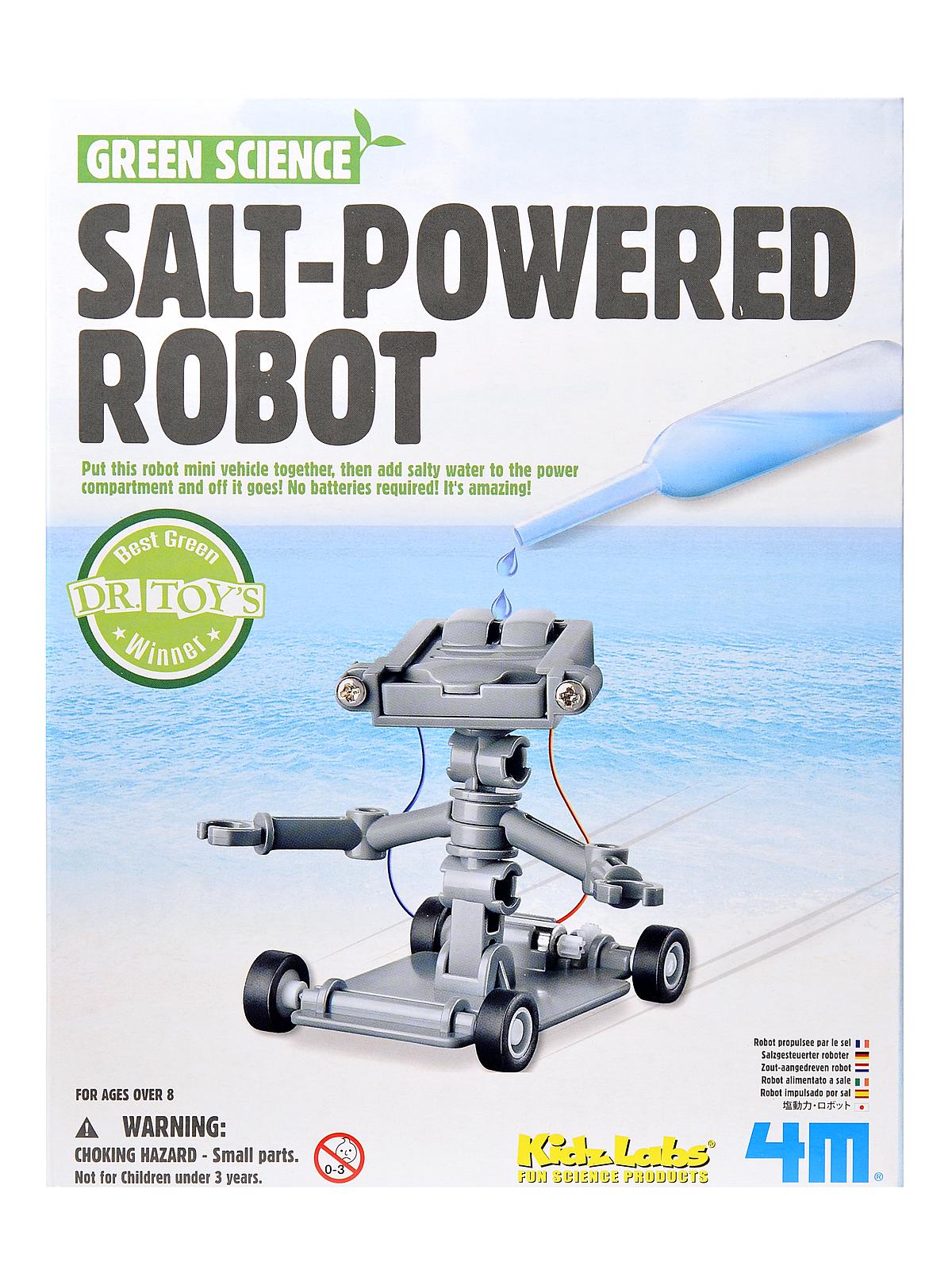 Salt-Powered Robot each