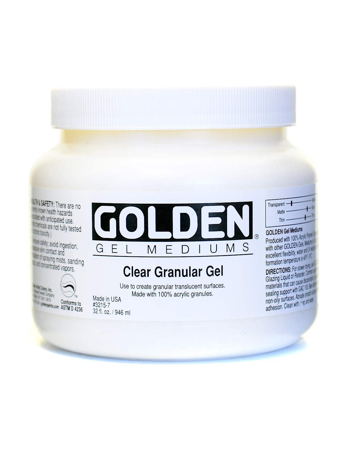 Clear Granular Gel 32 oz.
