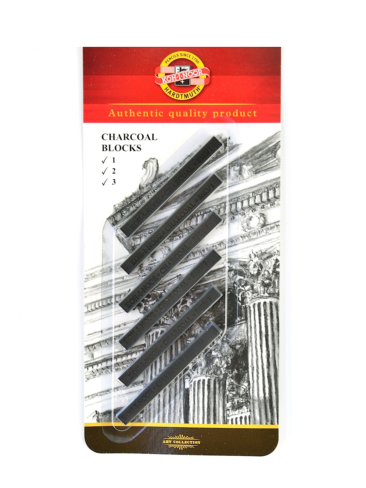 Artists' Block Sets charcoal set of 6