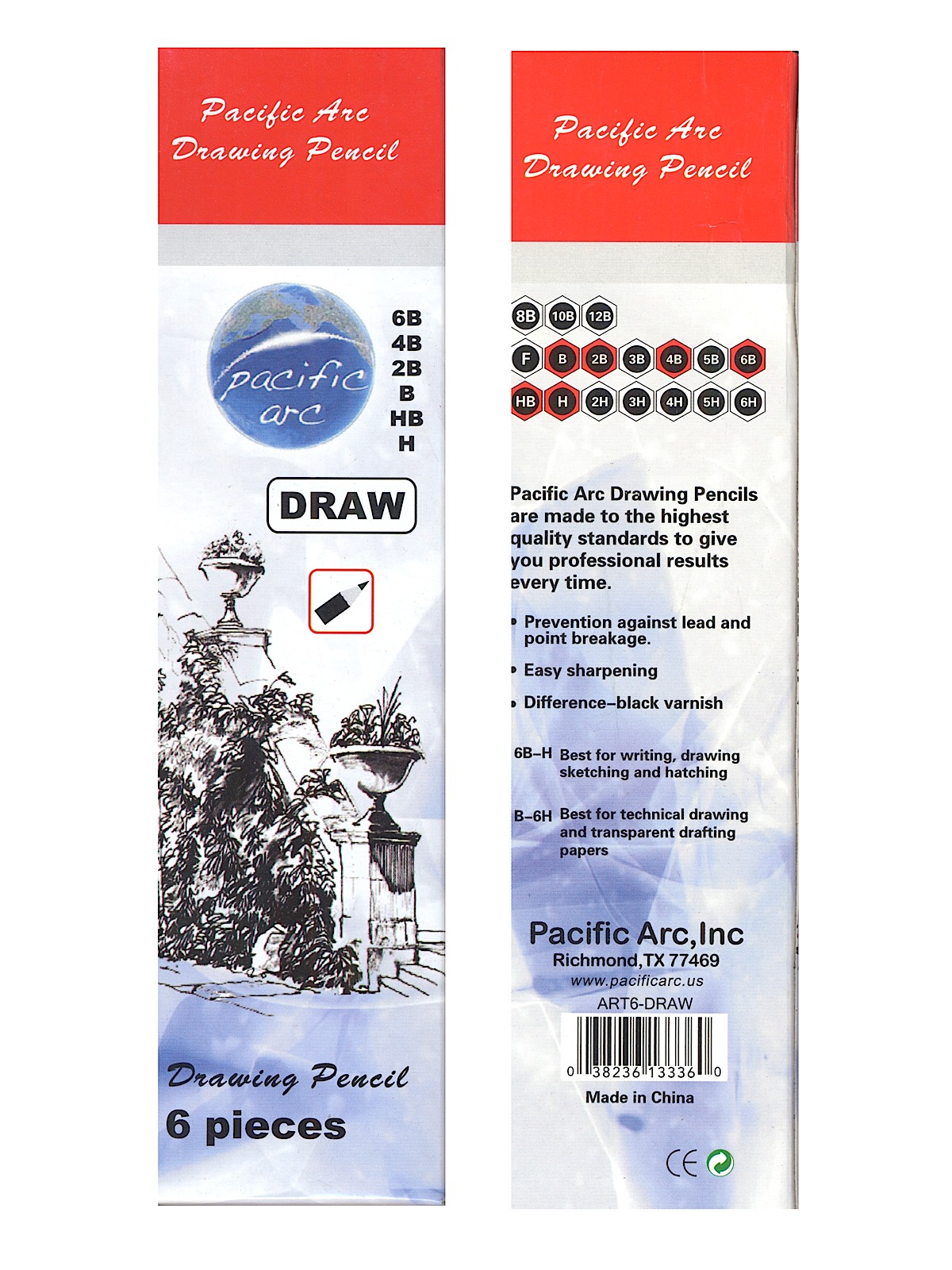 Graphite Drawing Pencil Sets Drawing Set Of 6