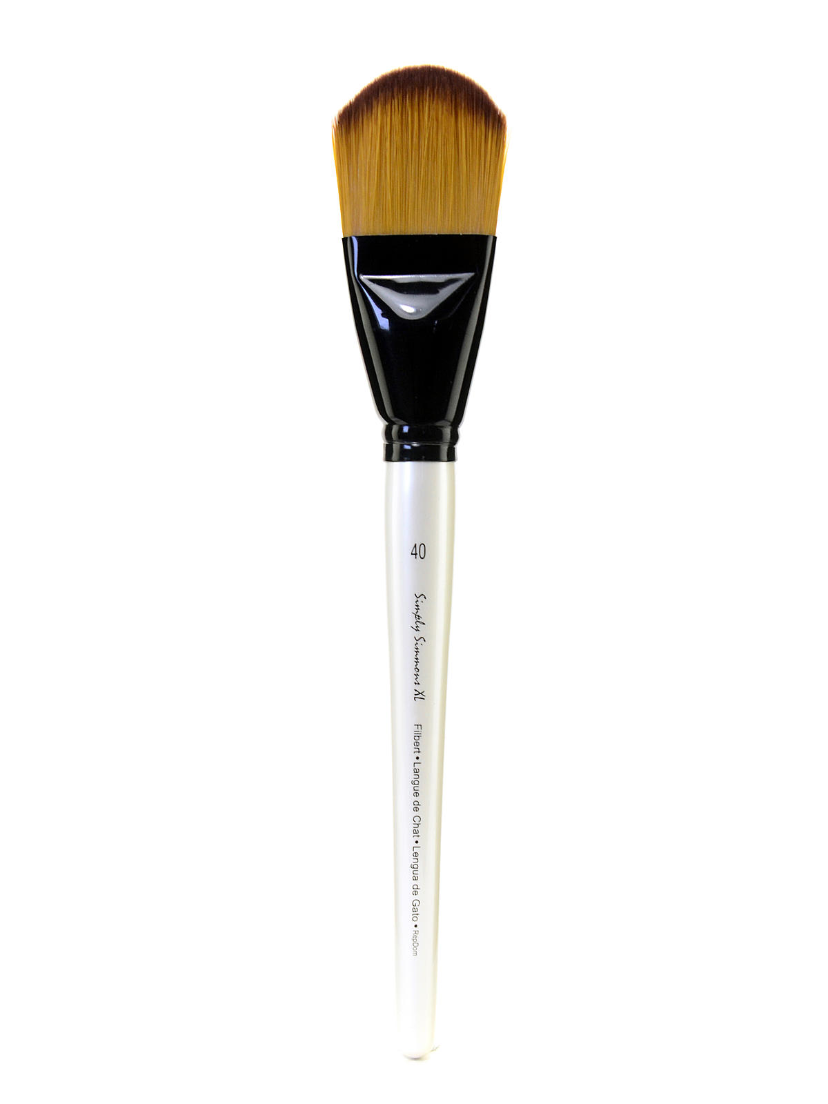 Simply Simmons XL Brushes soft synthetic filbert 40