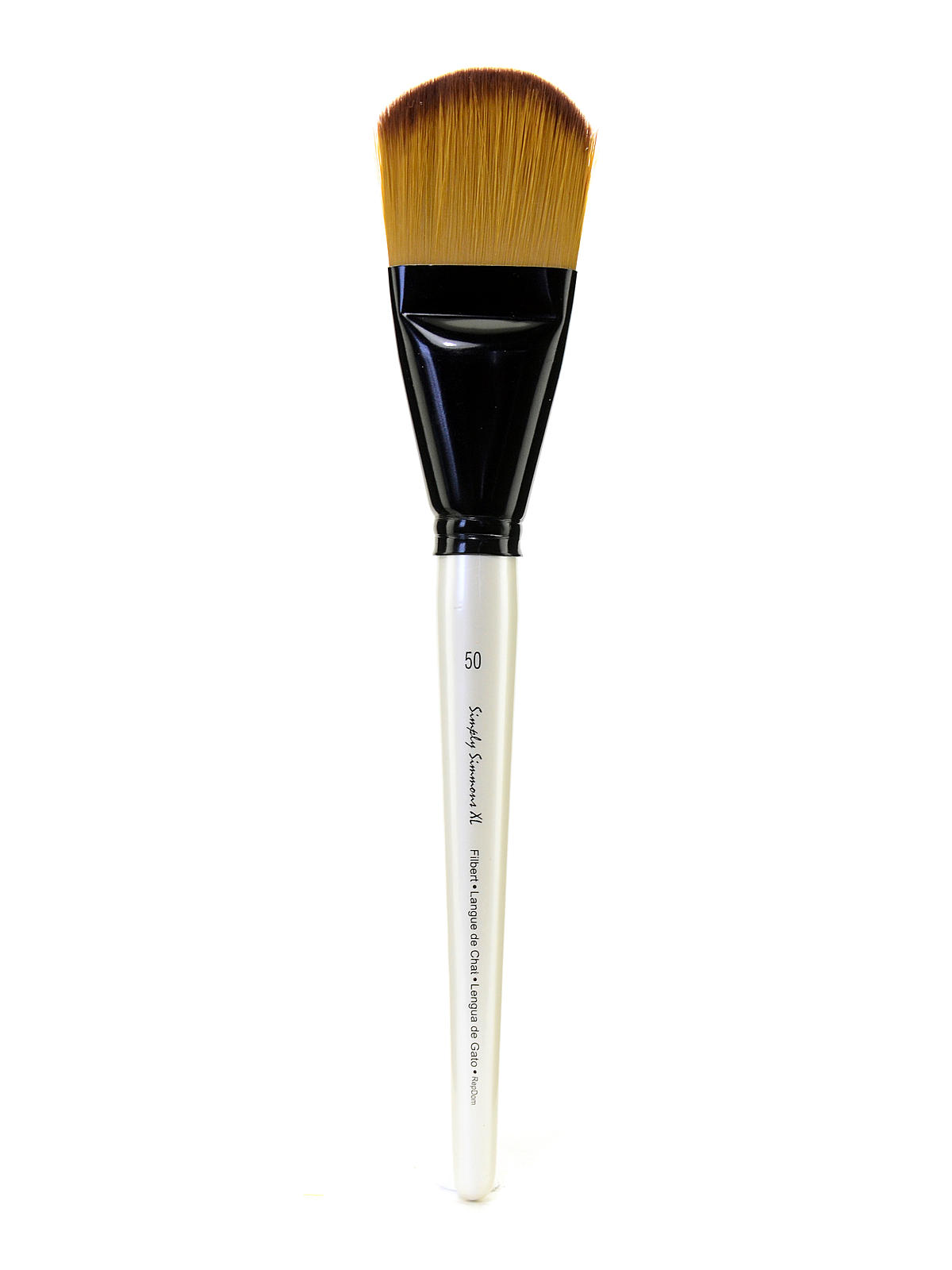 Simply Simmons XL Brushes soft synthetic filbert 50
