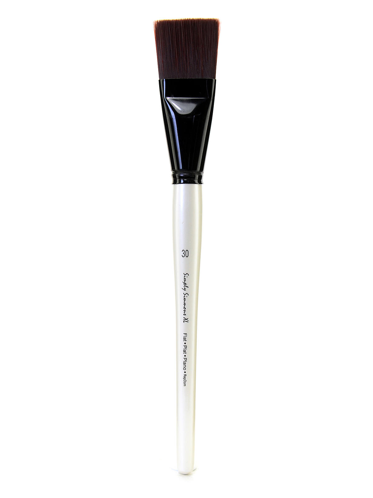 Simply Simmons XL Brushes stiff synthetic flat 30