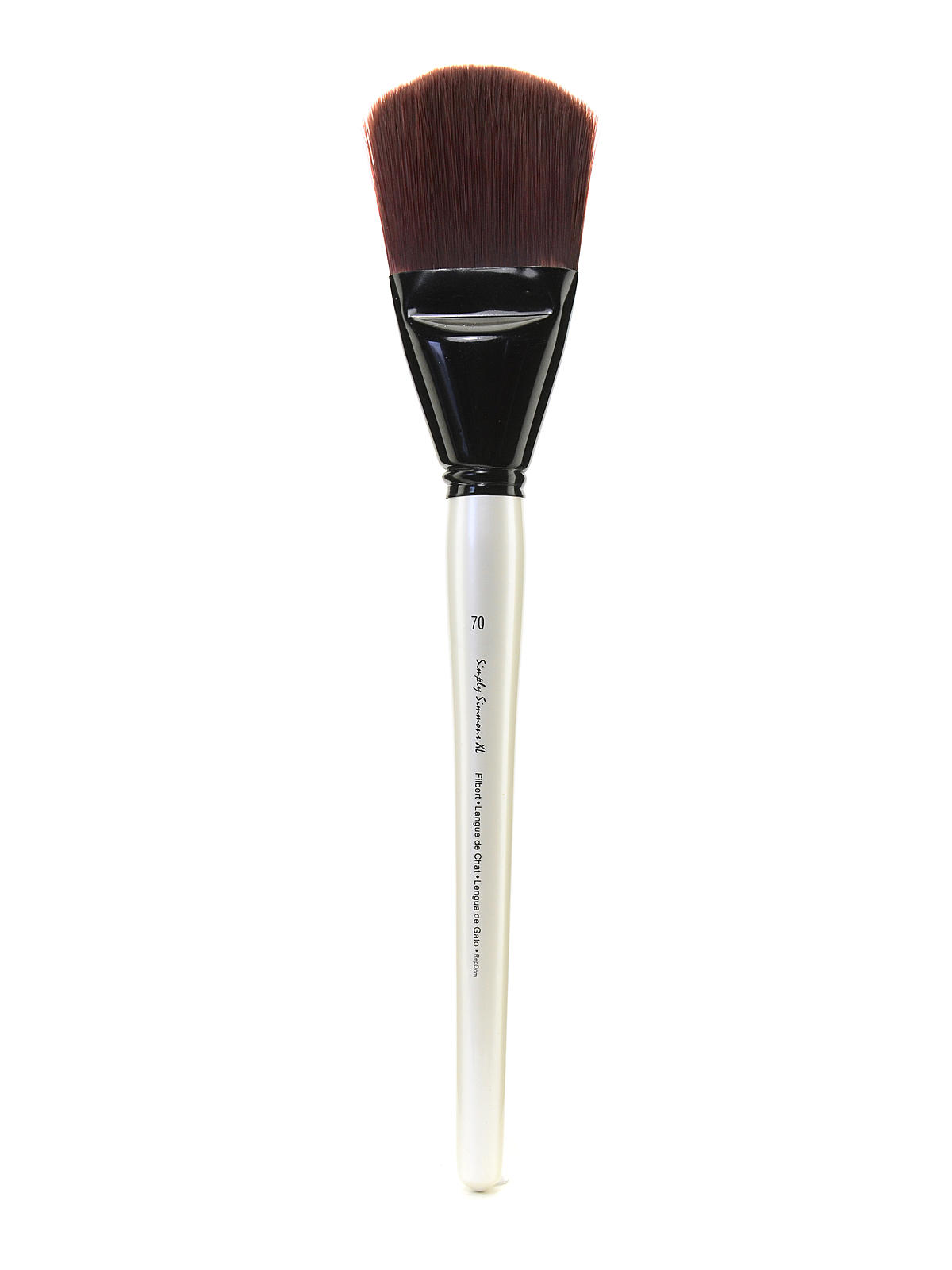 Simply Simmons XL Brushes stiff synthetic filbert 70