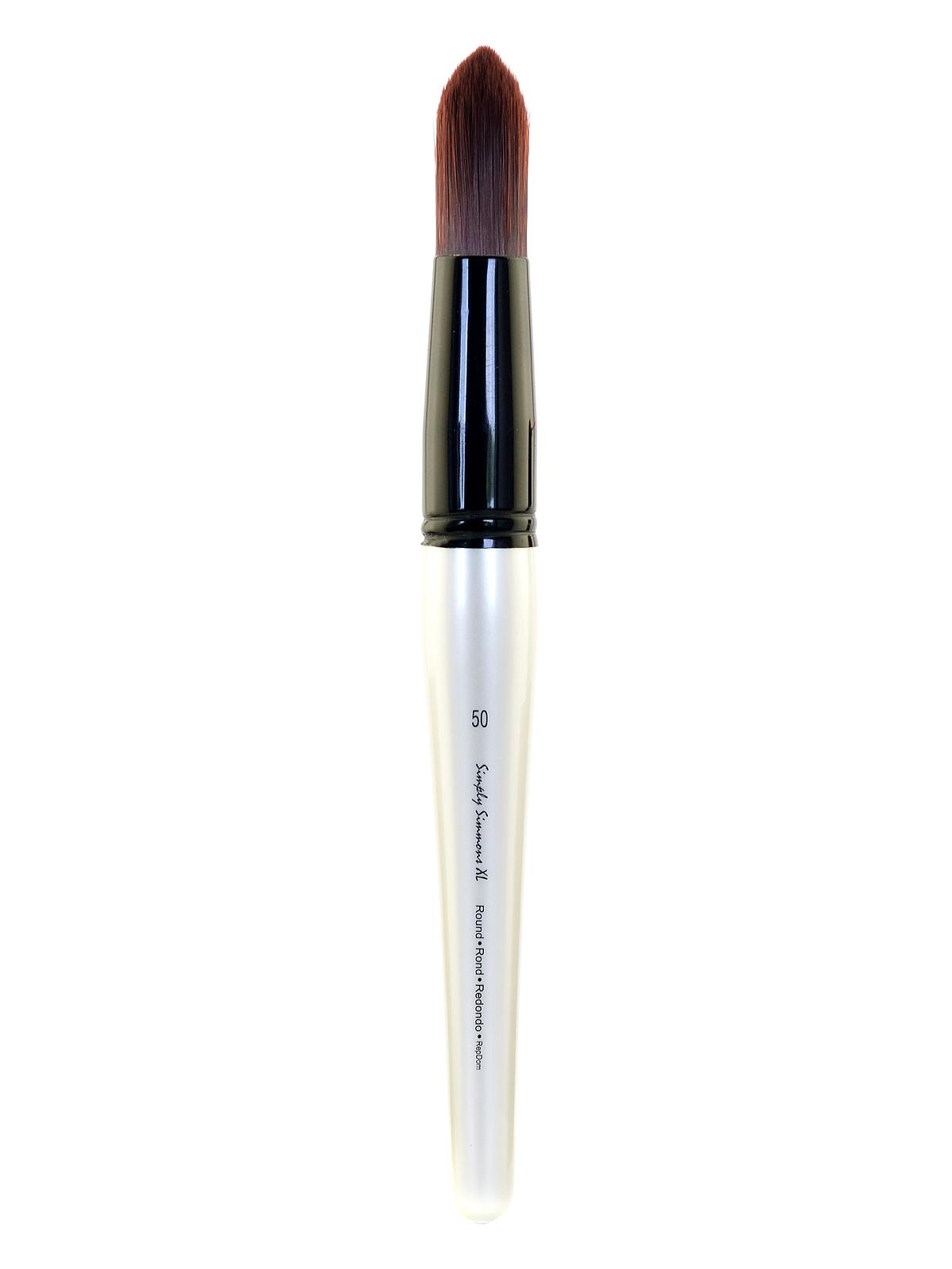 Simply Simmons XL Brushes stiff synthetic round 50