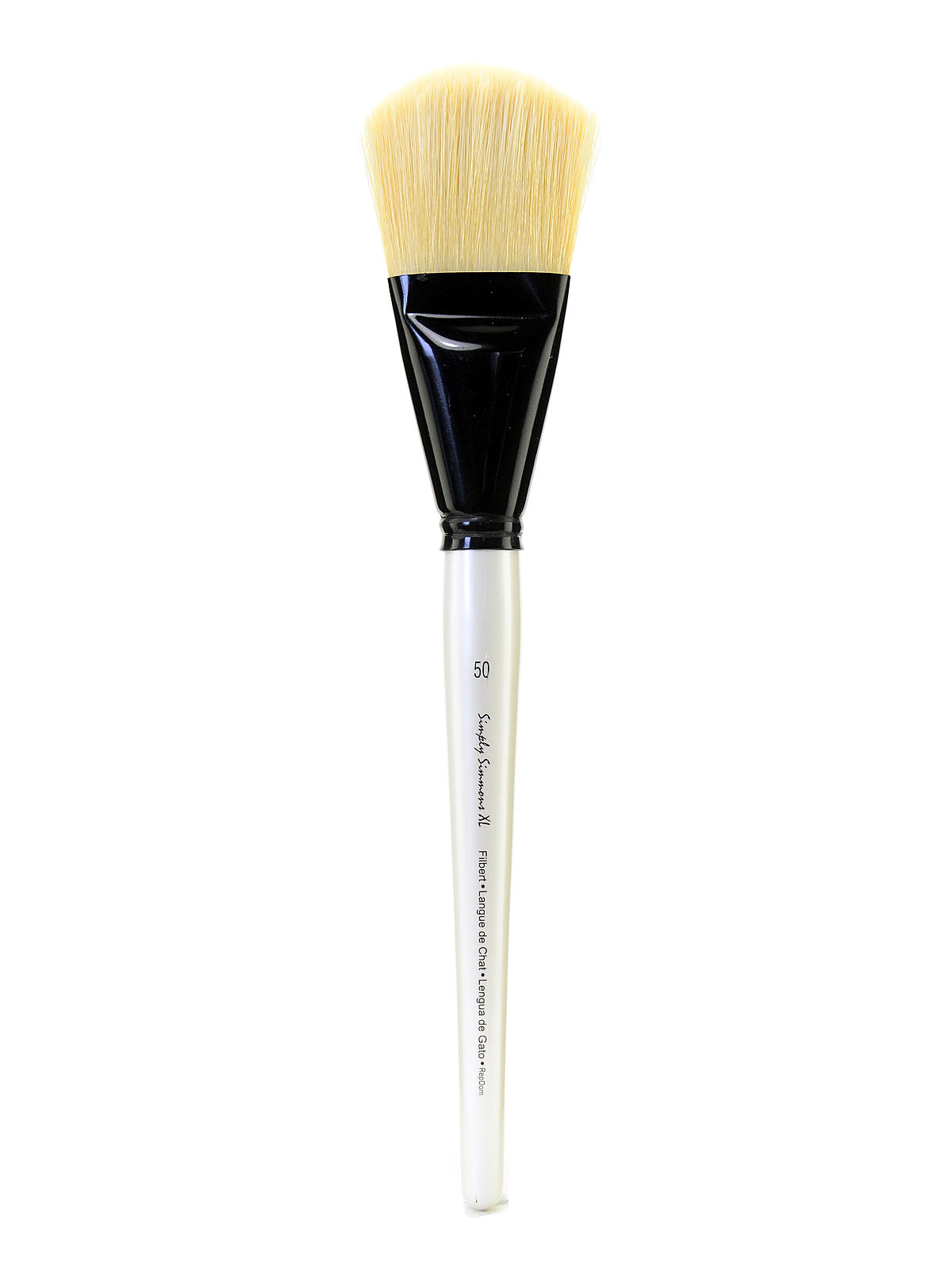 Simply Simmons XL Brushes natural bristle filbert 50
