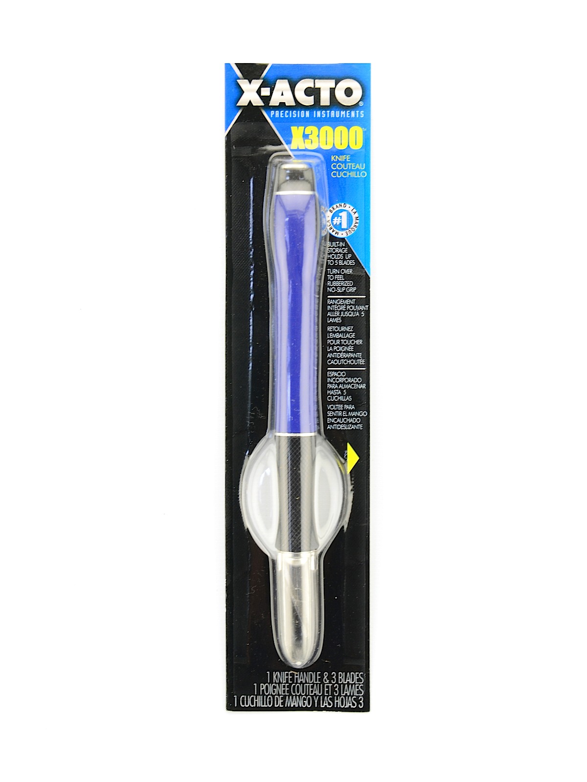 X3000 Hobby Knives knife with cap royal blue each