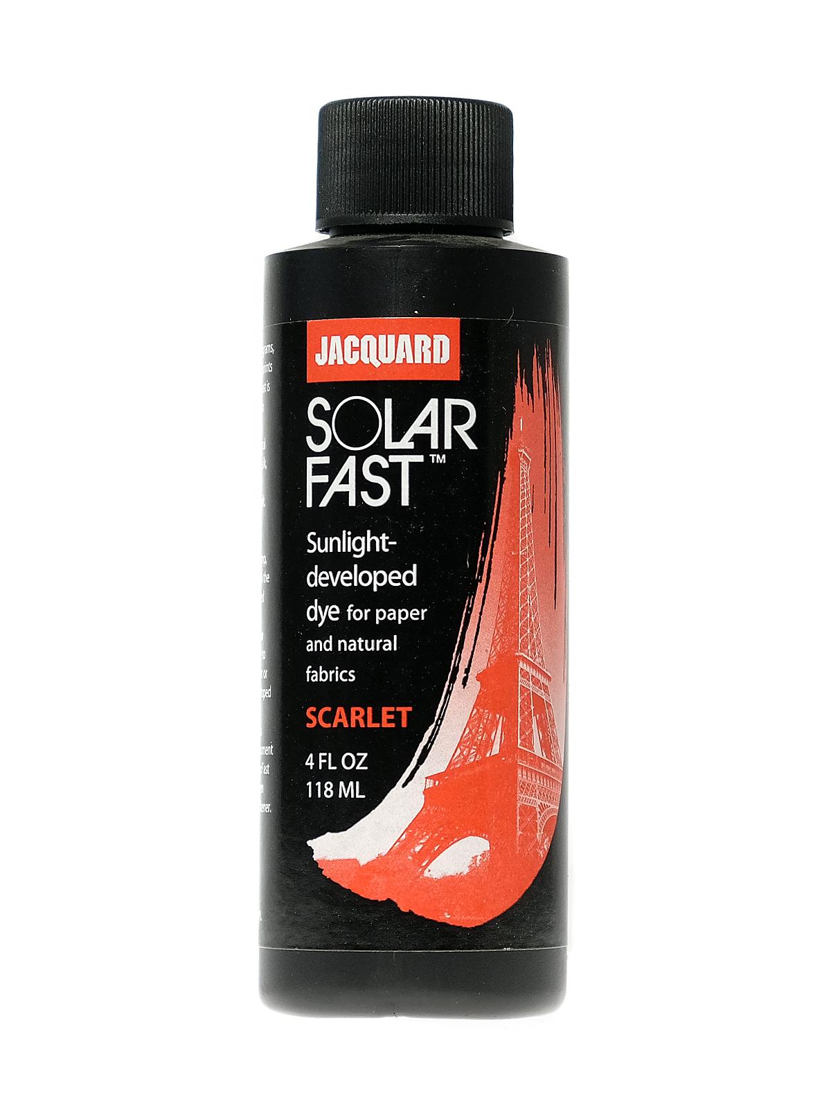 SolarFast dye 4 oz. scarlet