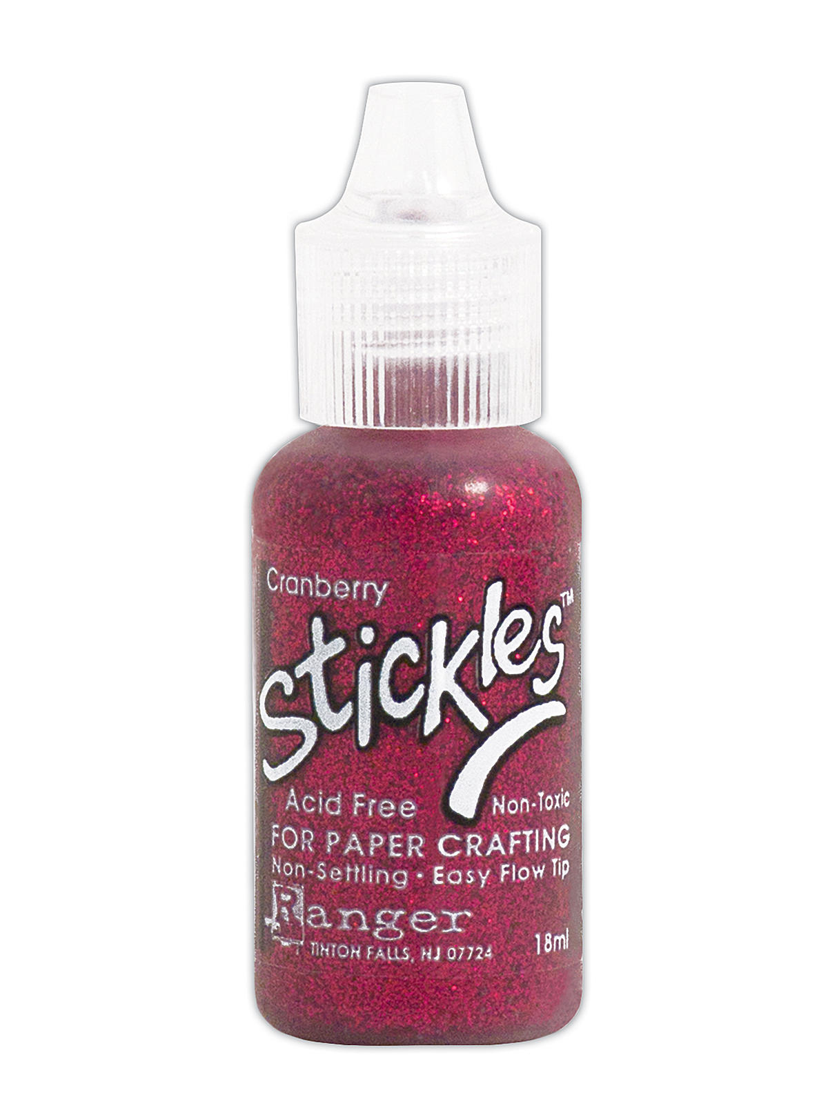 Stickles Glitter Glue cranberry 0.5 oz. bottle