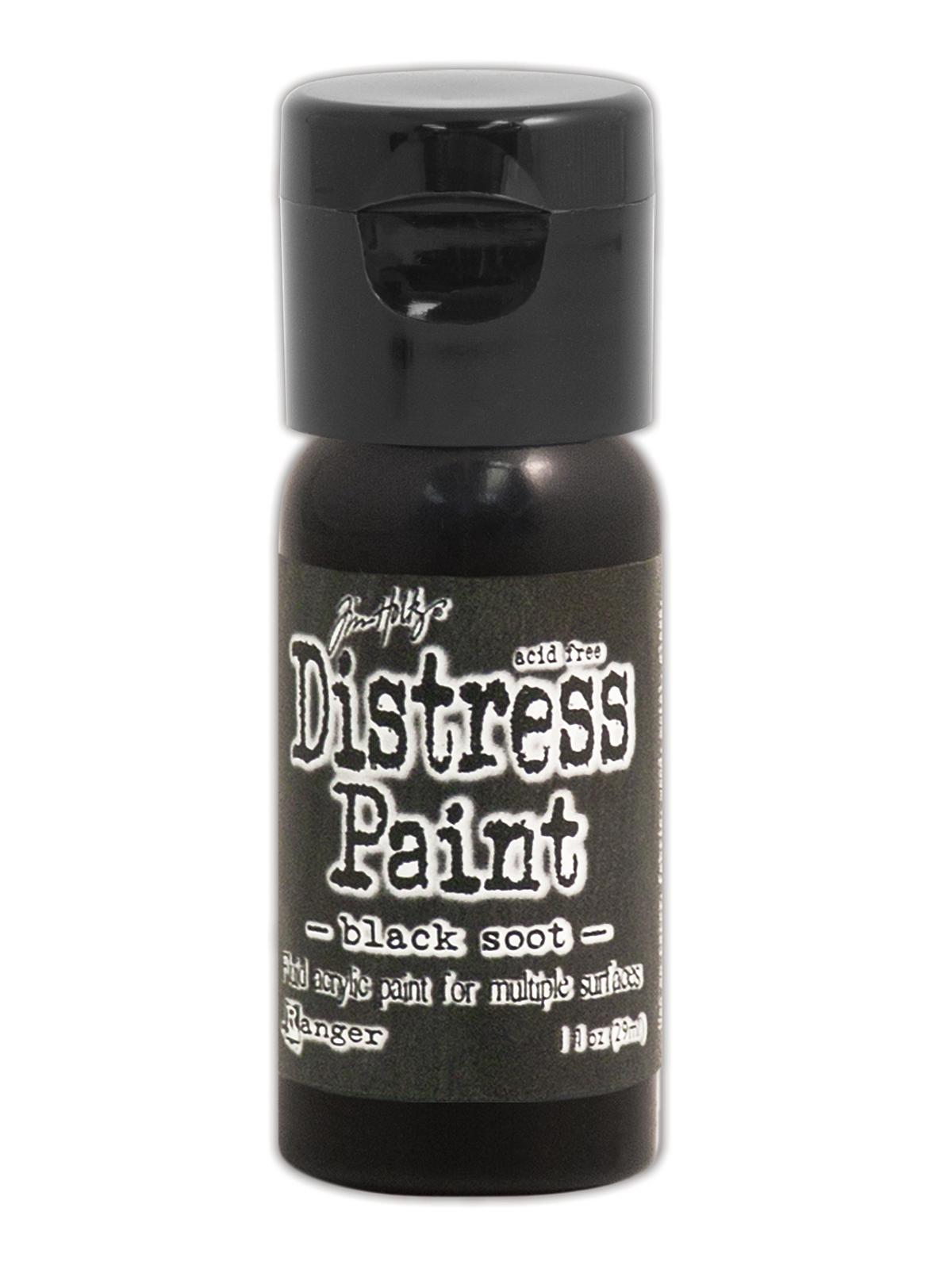 Tim Holtz Distress Paints 1 oz. bottle black soot