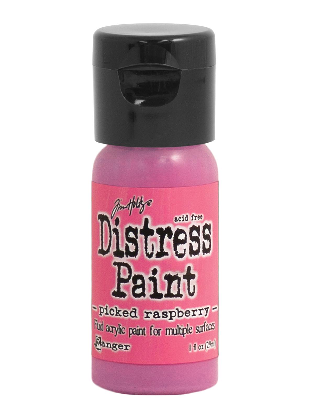 Tim Holtz Distress Paints 1 oz. bottle picked raspberry