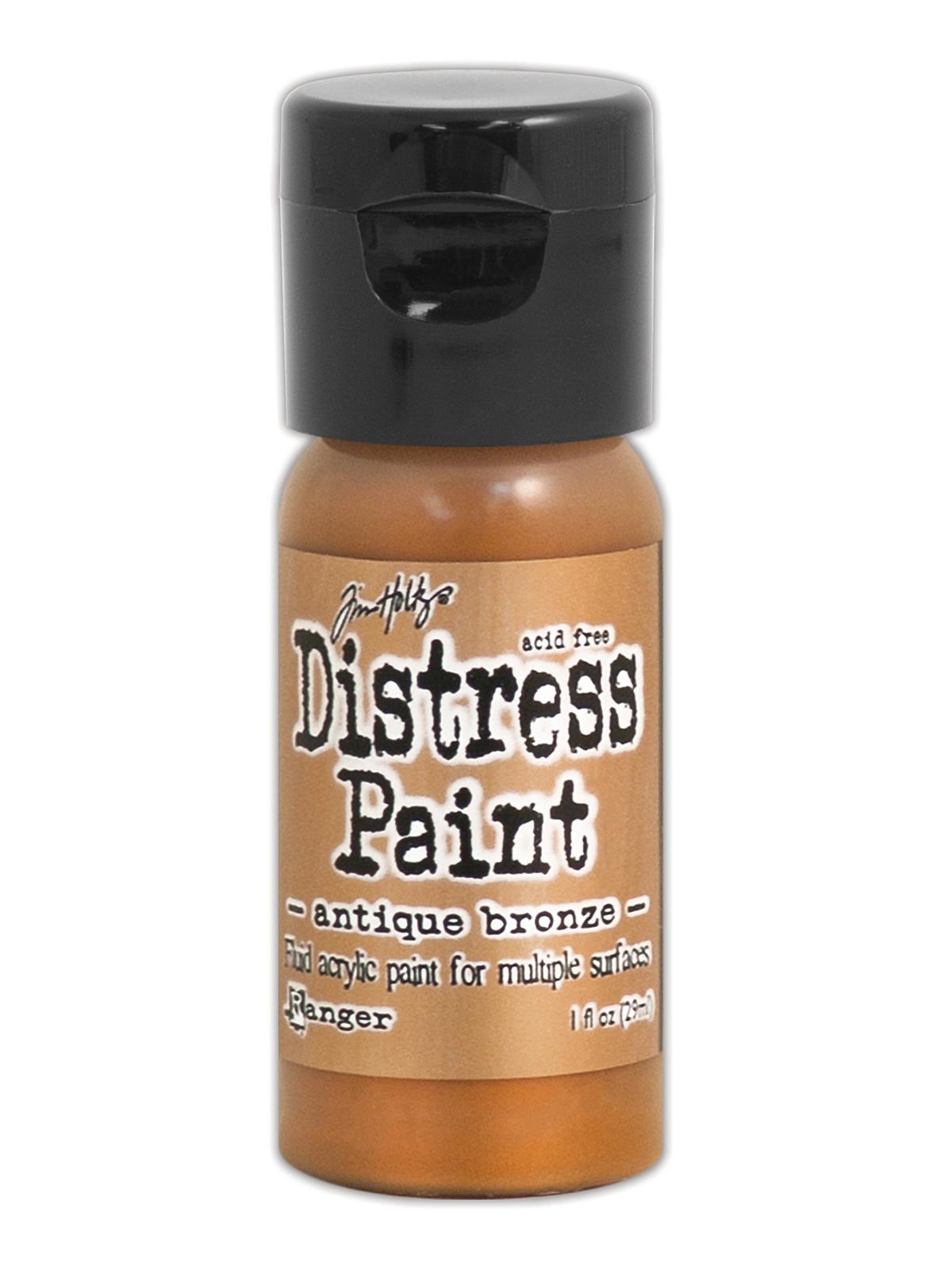 Tim Holtz Distress Paints 1 oz. bottle antique bronze