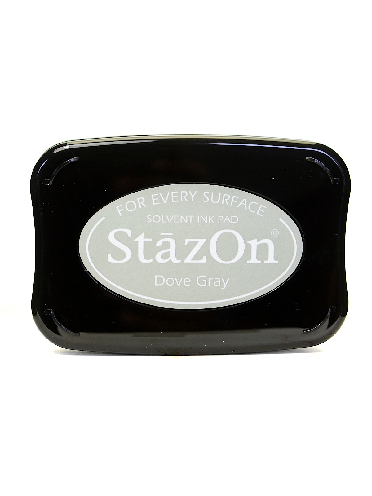 StazOn Solvent Ink dove gray 3.75 in. x 2.625 in. full-size pad