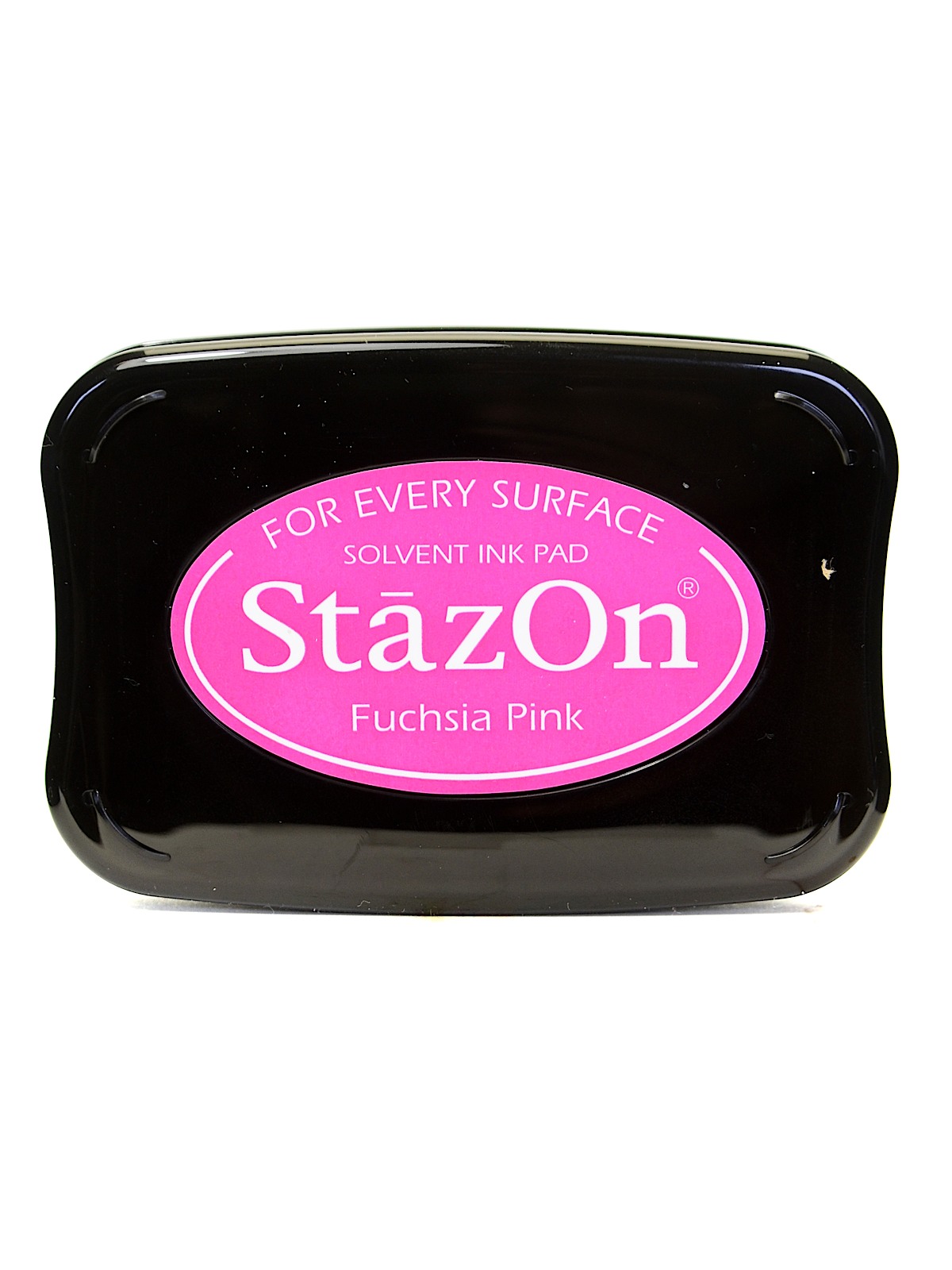 StazOn Solvent Ink fuchsia pink 3.75 in. x 2.625 in. full-size pad