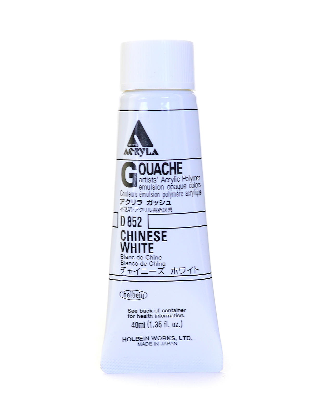 Acrylic Gouache 40 ml Chinese white