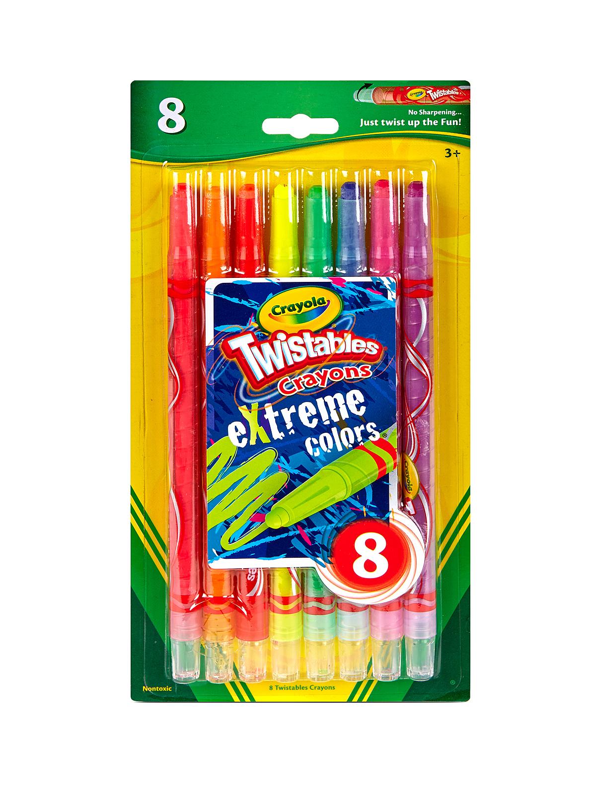 Twistables Extreme Color Crayons Pack Of 8