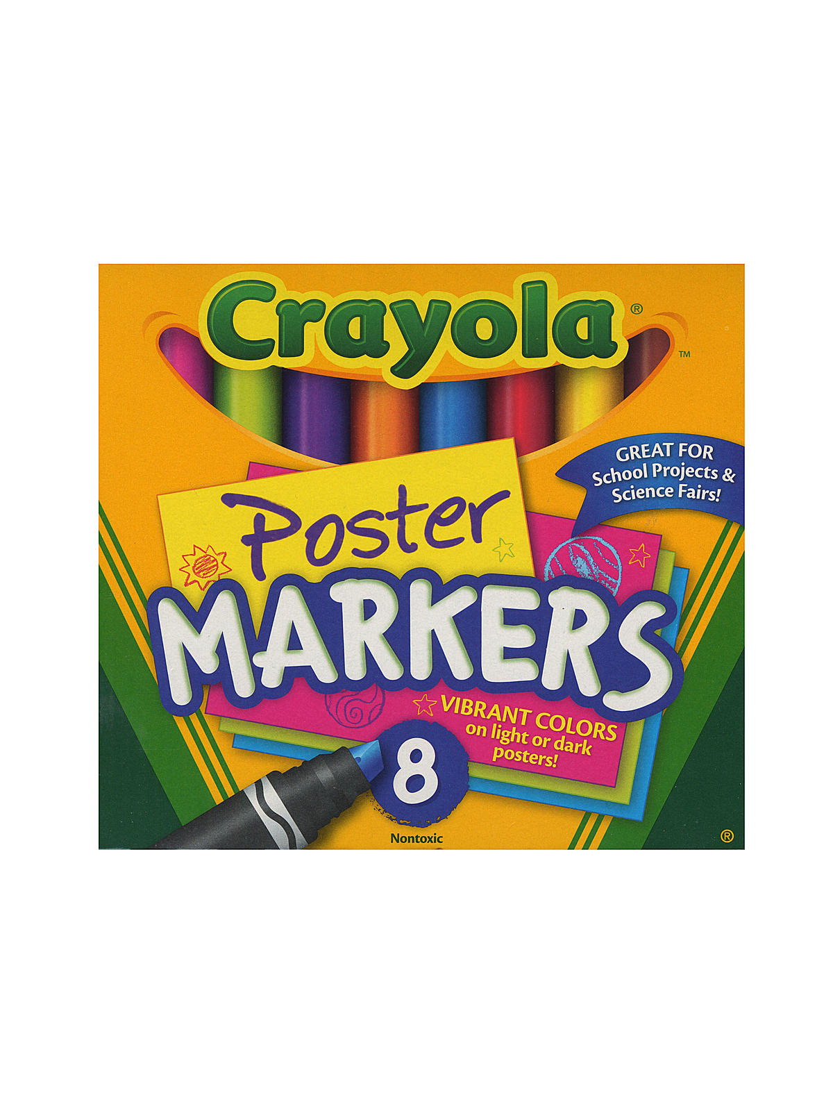 Poster Markers Pack Of 8