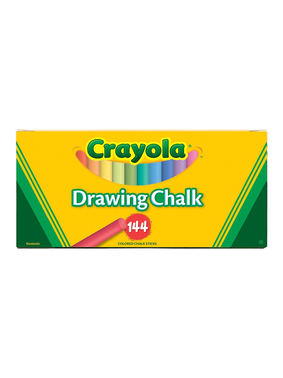 Assorted Colors Drawing Chalk box of 144