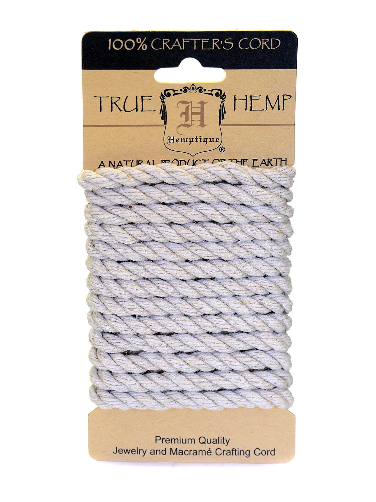 Cord Cards hemp rope 6 mm natural