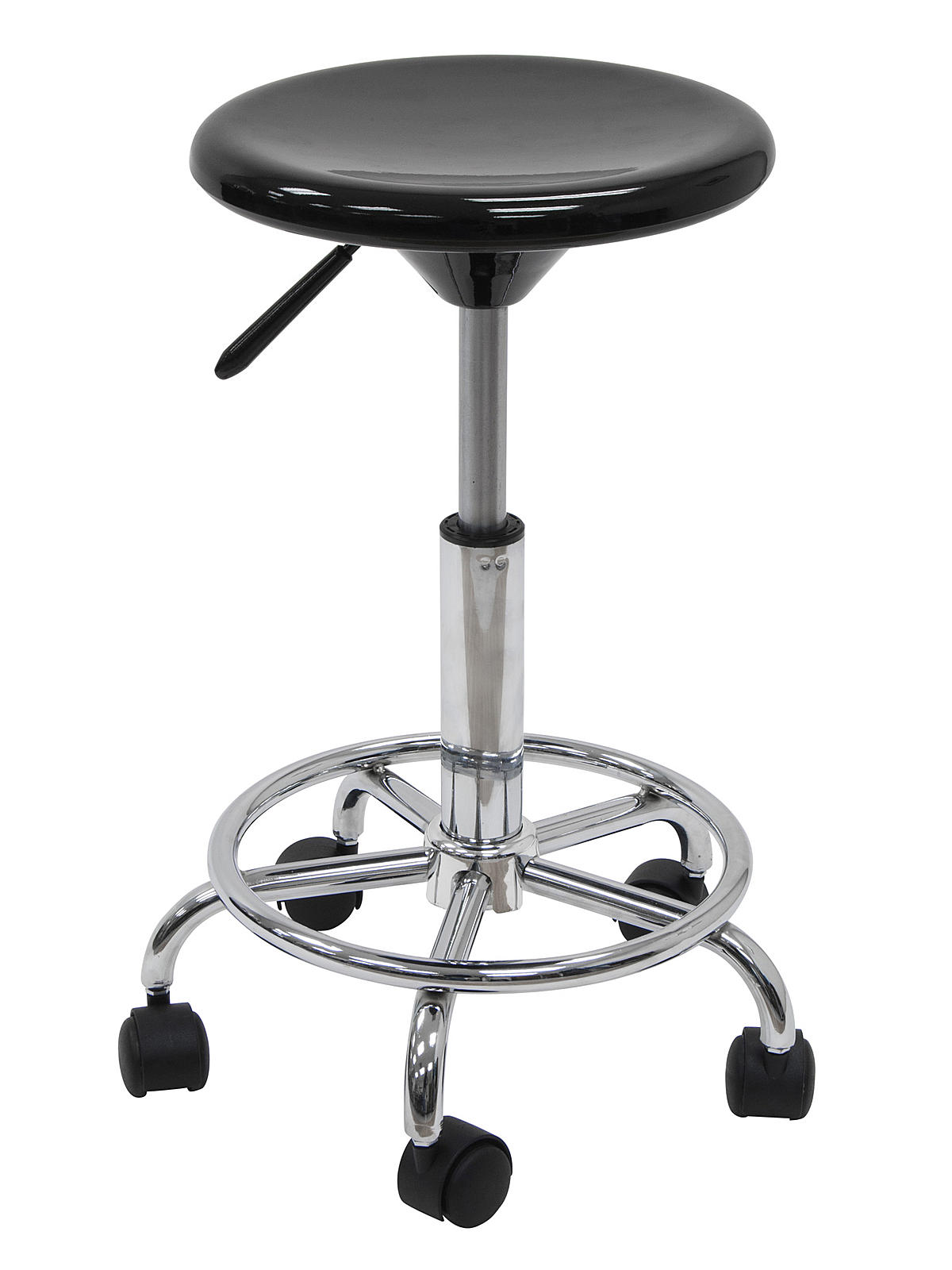 Studio Stool black chrome each