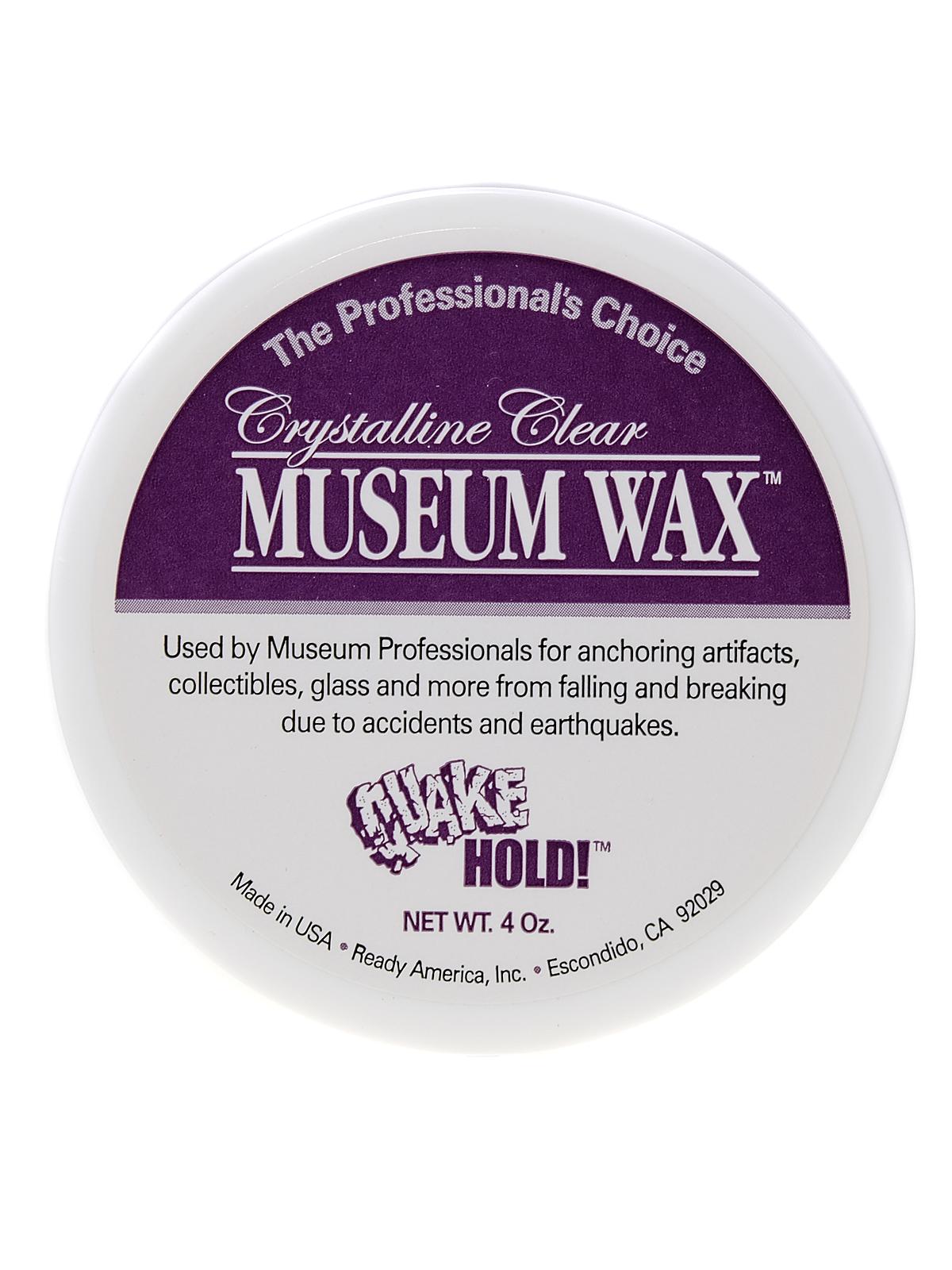 Crystalline Clear Museum Wax 4 oz.