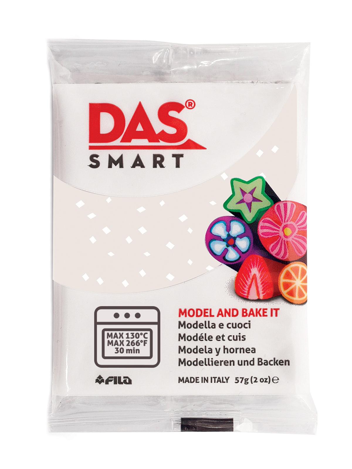 Smart Polymer Clay white glitter 2 oz.