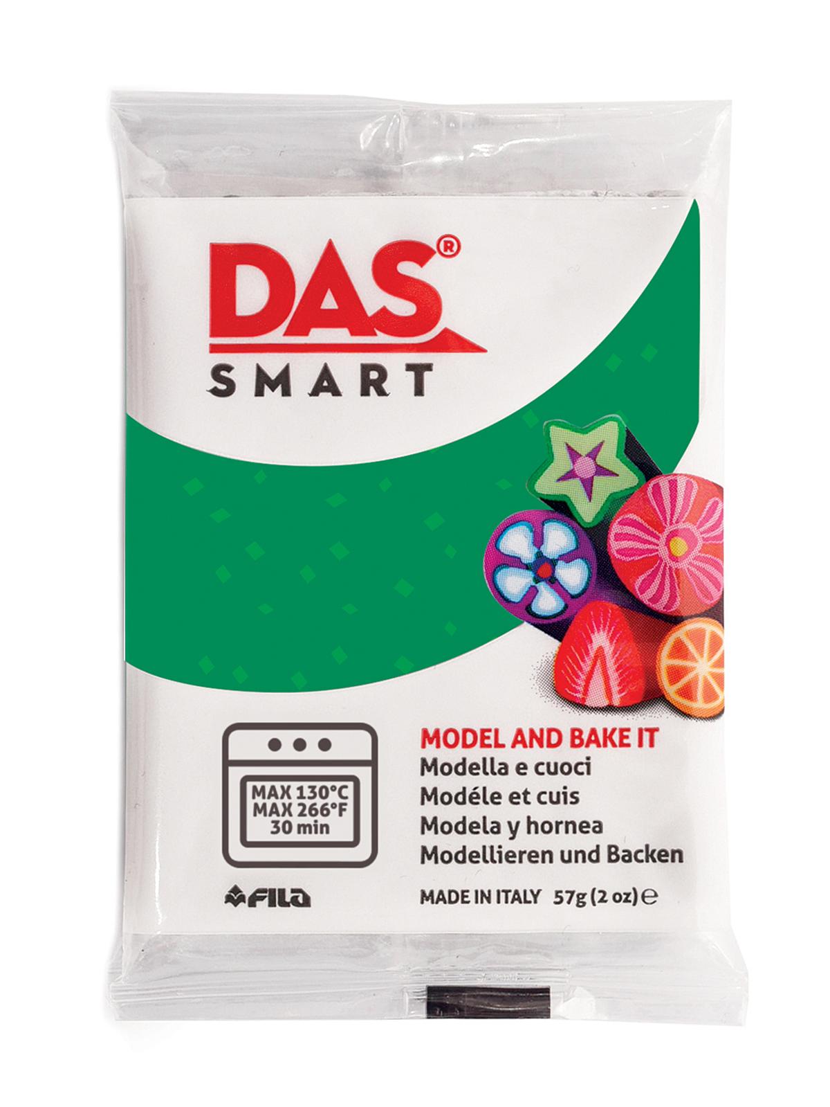 Smart Polymer Clay green glitter 2 oz.