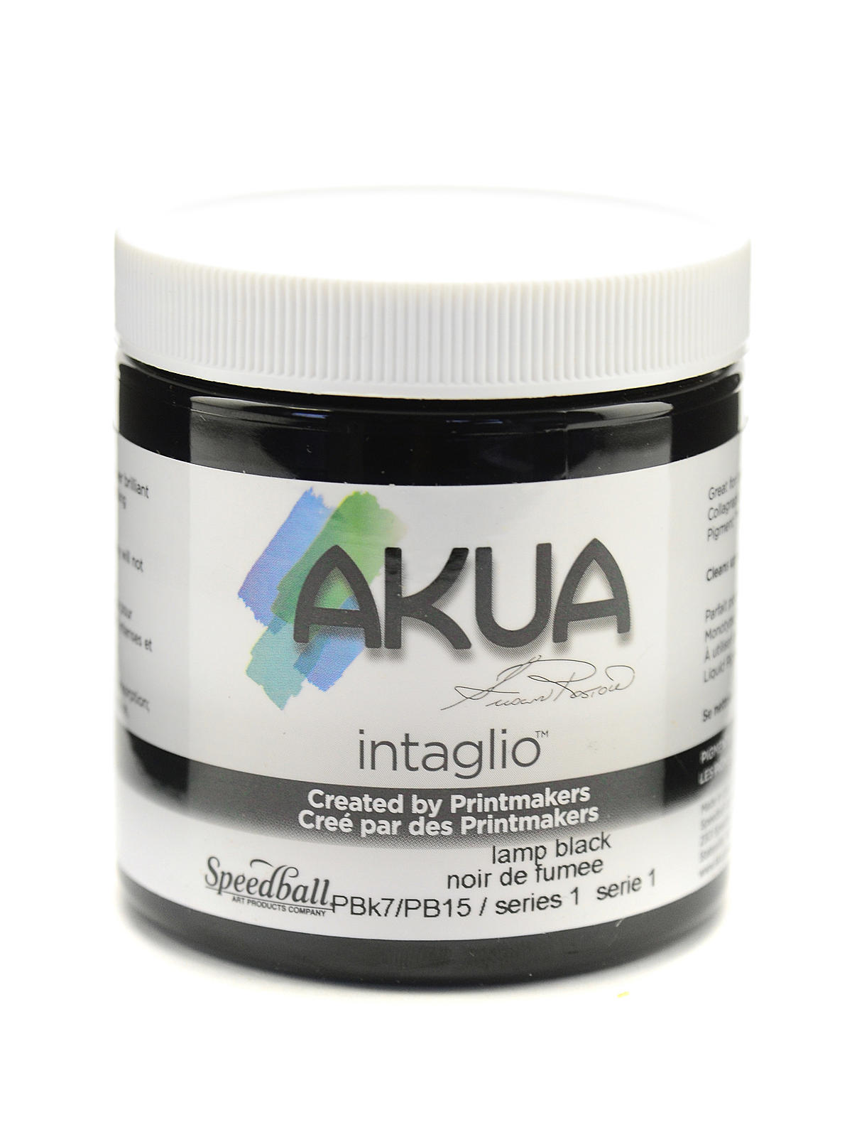 Intaglio Printing Inks lamp black 8 oz.