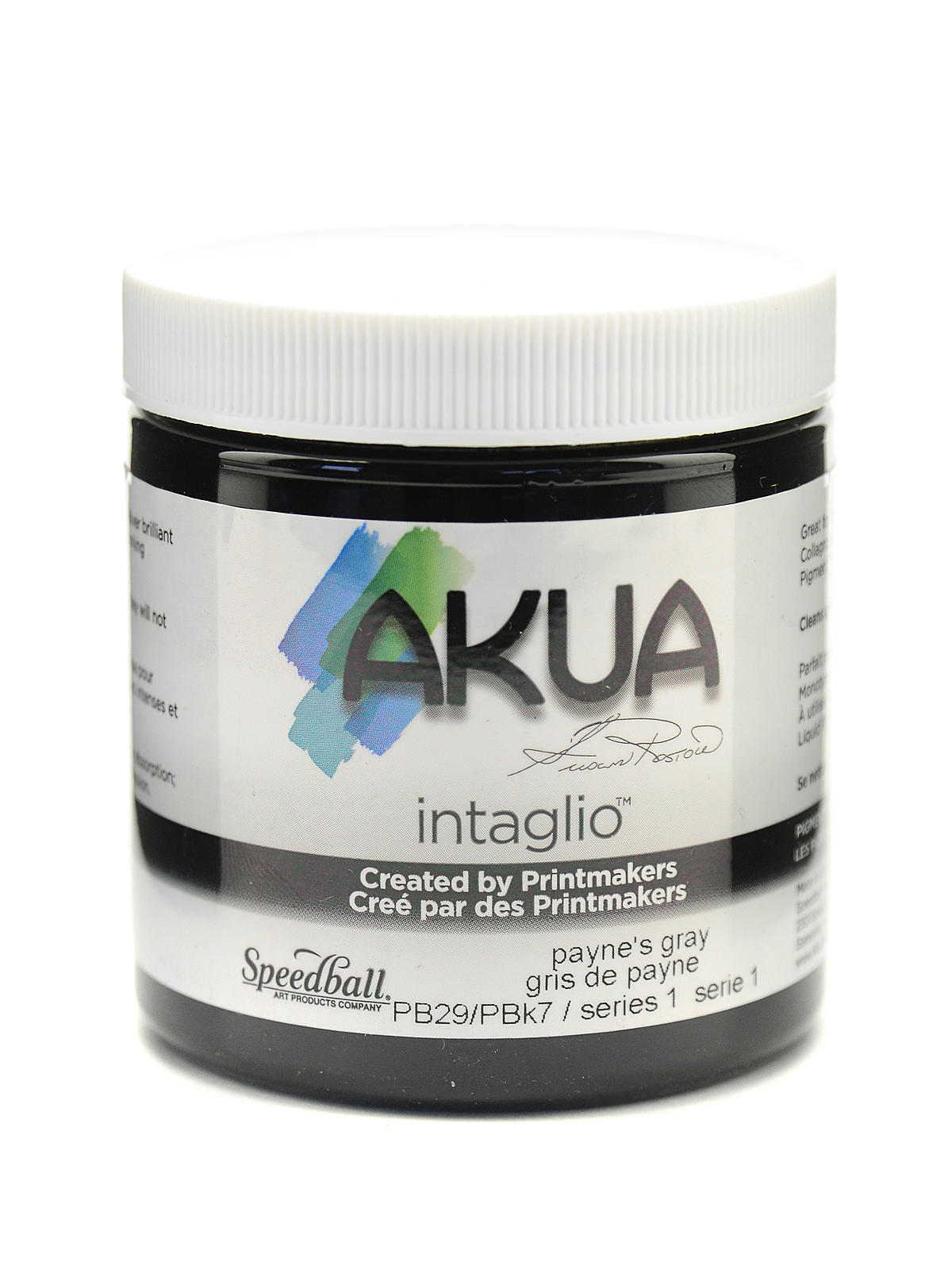 Intaglio Printing Inks paynes gray 8 oz.