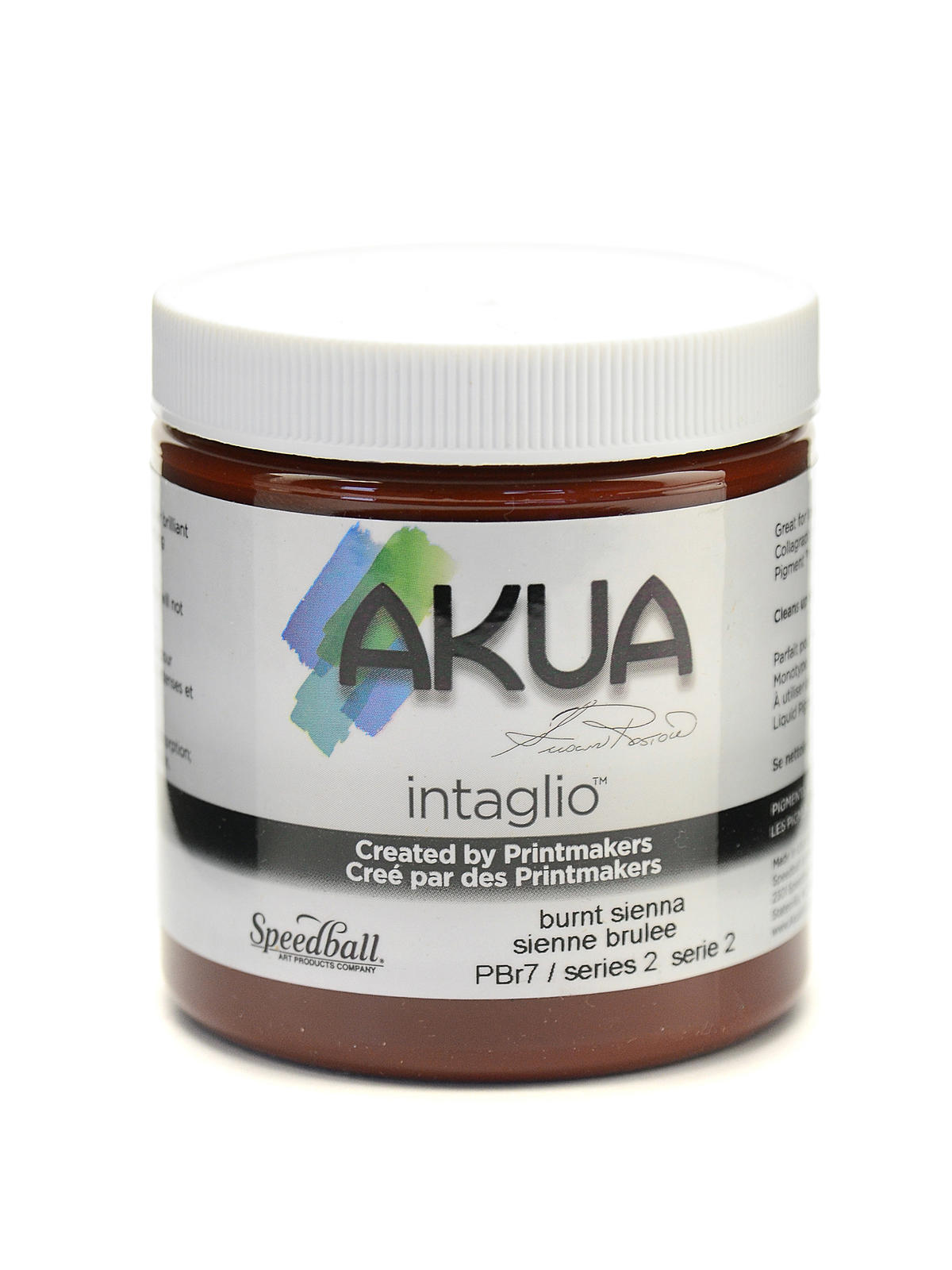 Intaglio Printing Inks Burnt Sienna 8 Oz.