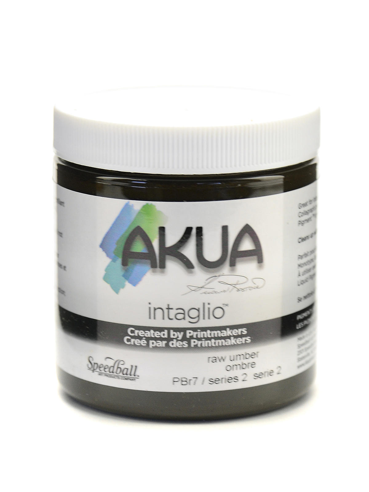 Intaglio Printing Inks raw umber 8 oz.