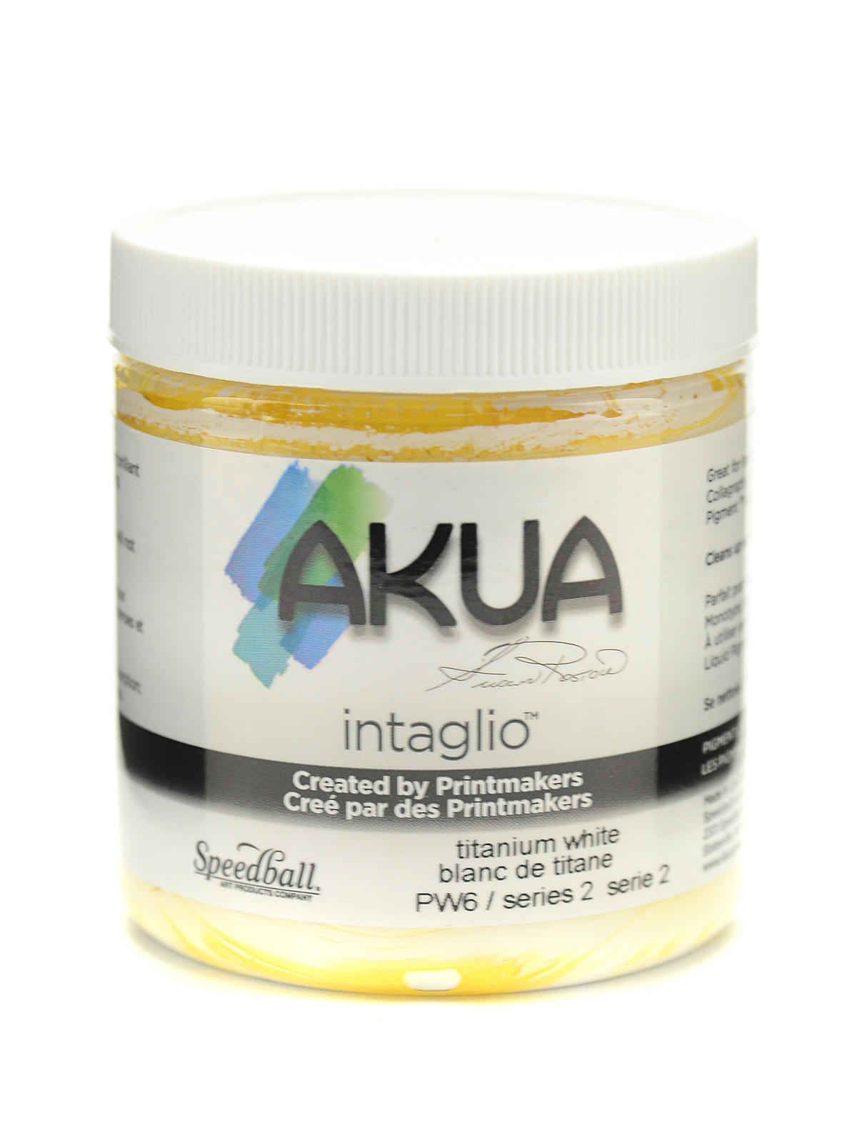 Intaglio Printing Inks titanium white 8 oz.