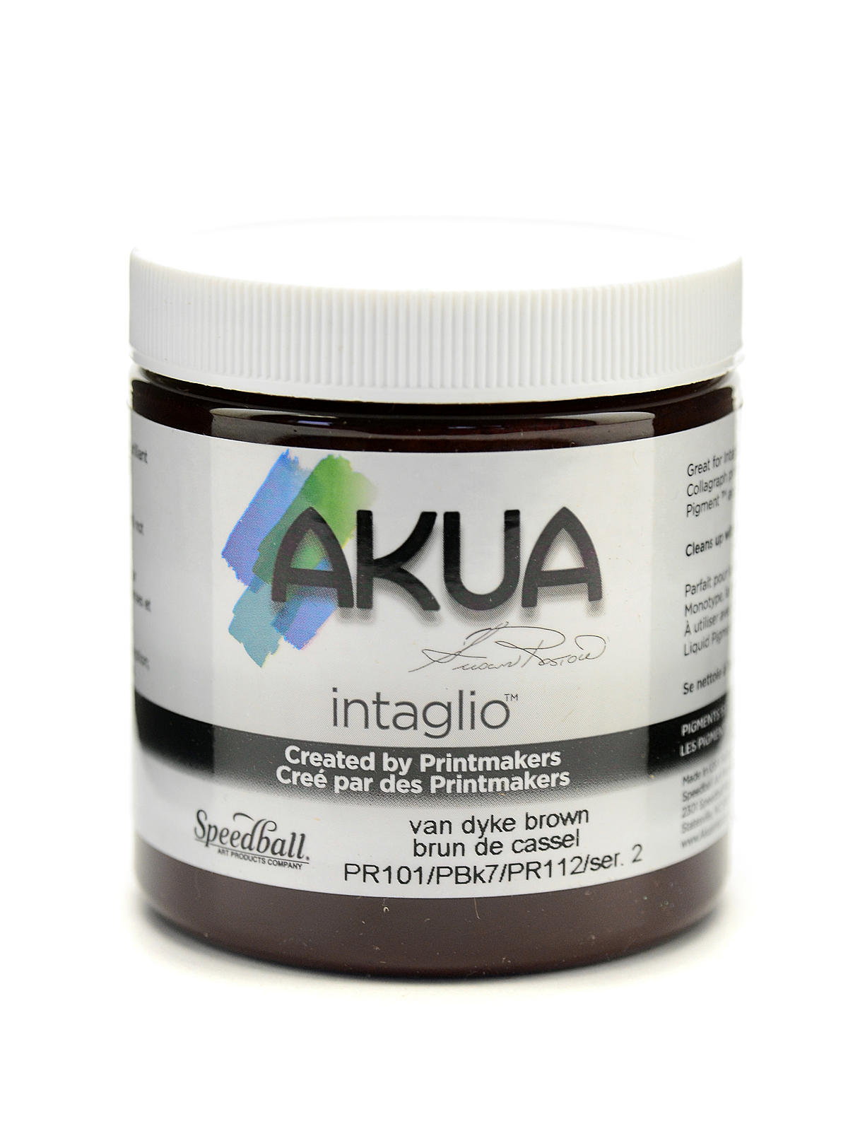 Intaglio Printing Inks Vandyke brown 8 oz.
