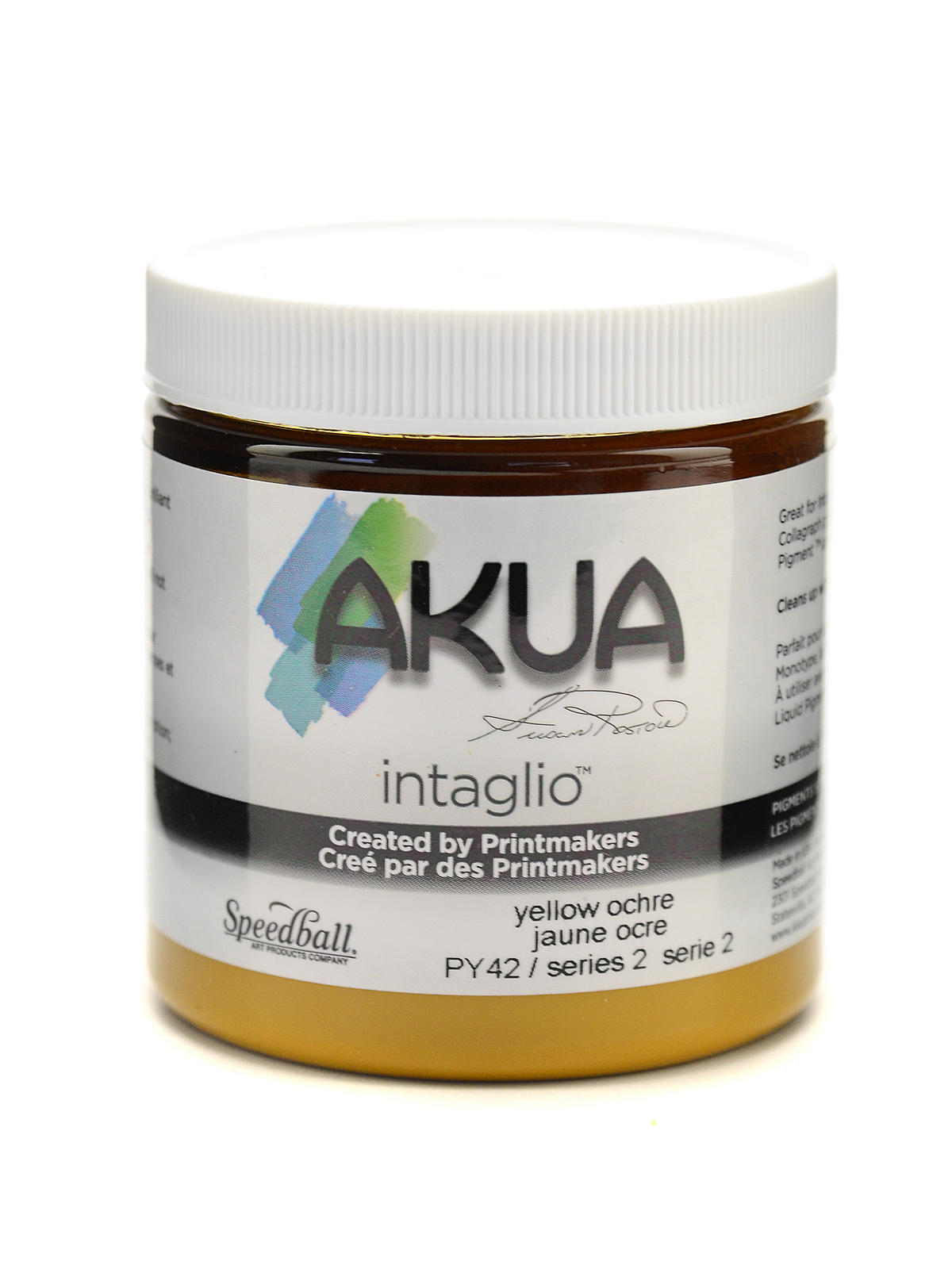 Intaglio Printing Inks yellow ochre 8 oz.