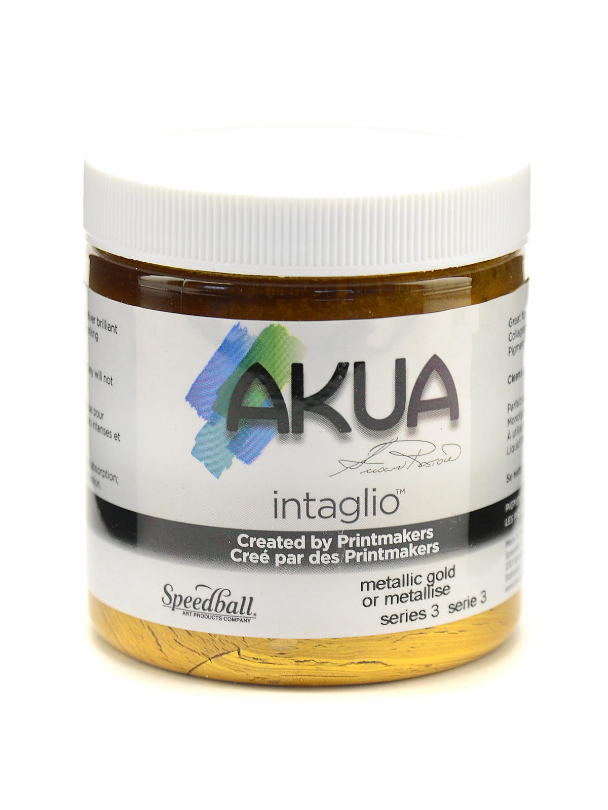 Intaglio Printing Inks metallic gold 8 oz.