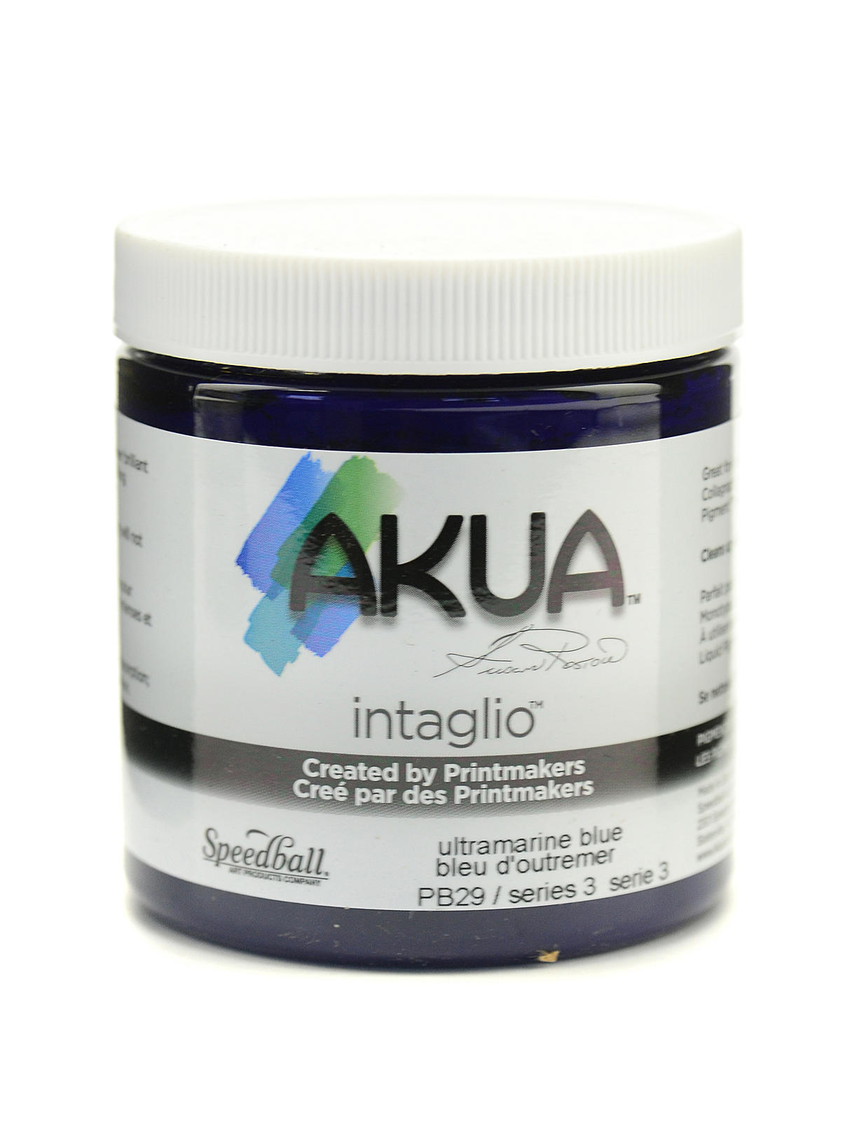 Intaglio Printing Inks Ultramarine Blue 8 Oz.