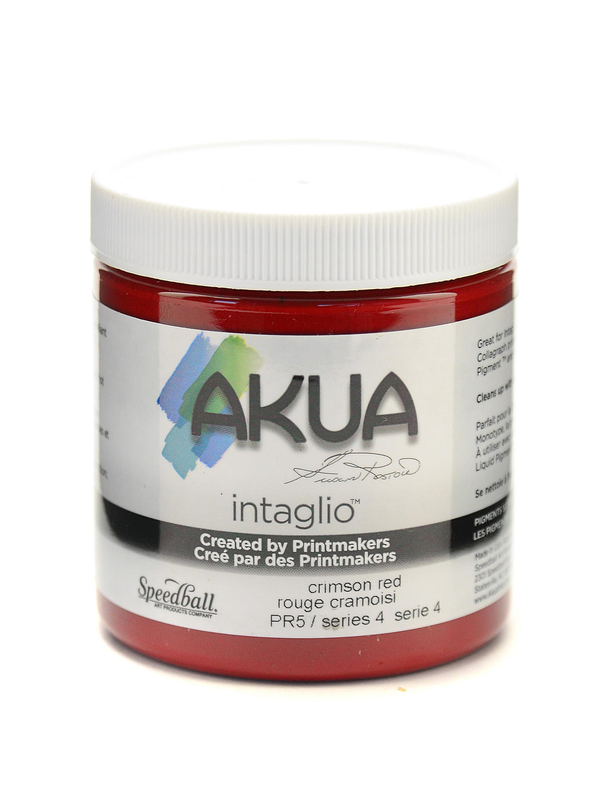 Intaglio Printing Inks crimson red 8 oz.