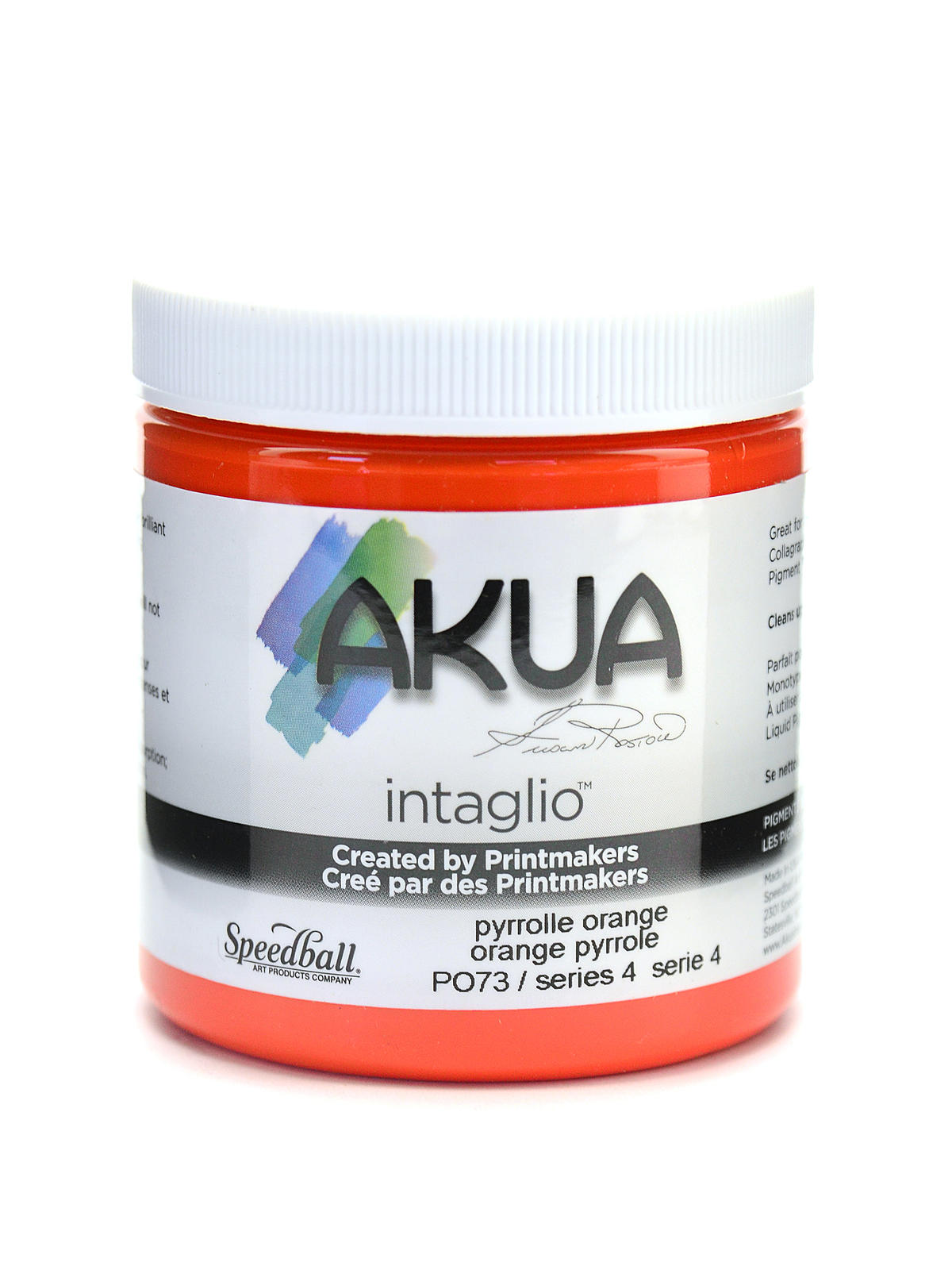 Intaglio Printing Inks pyrrole orange 8 oz.