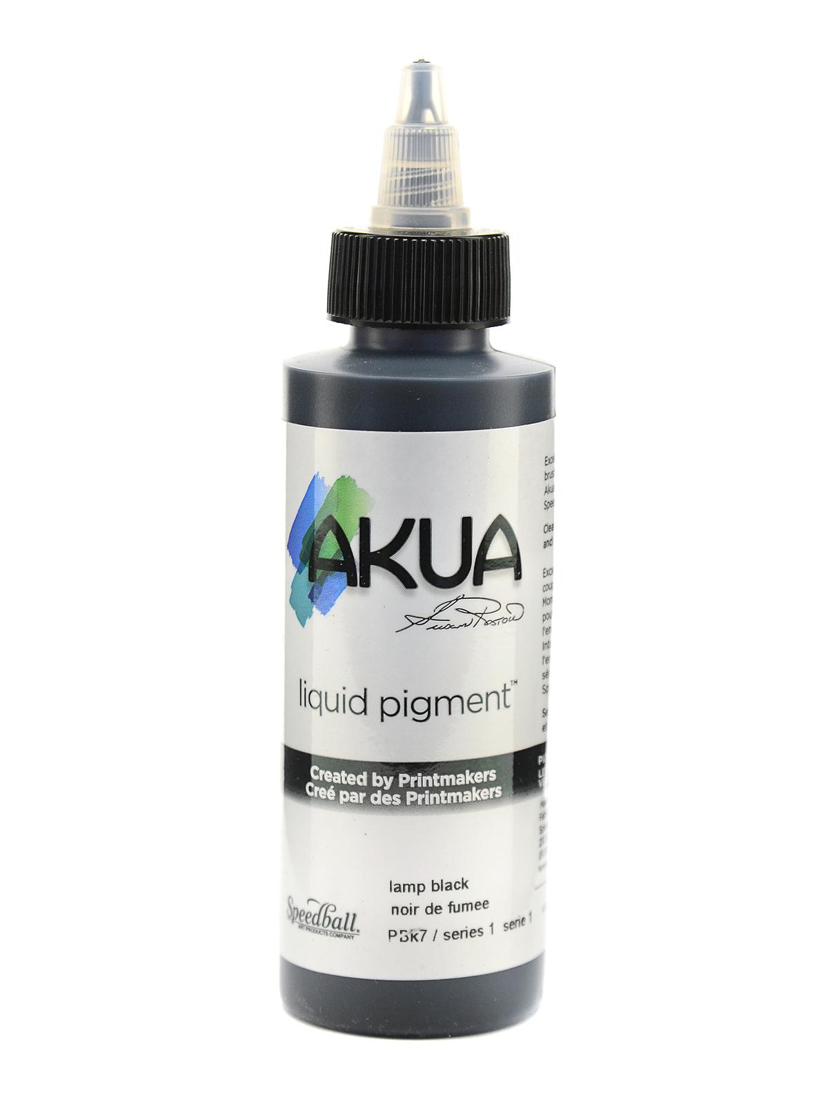 Liquid Pigment lamp black 4 oz.