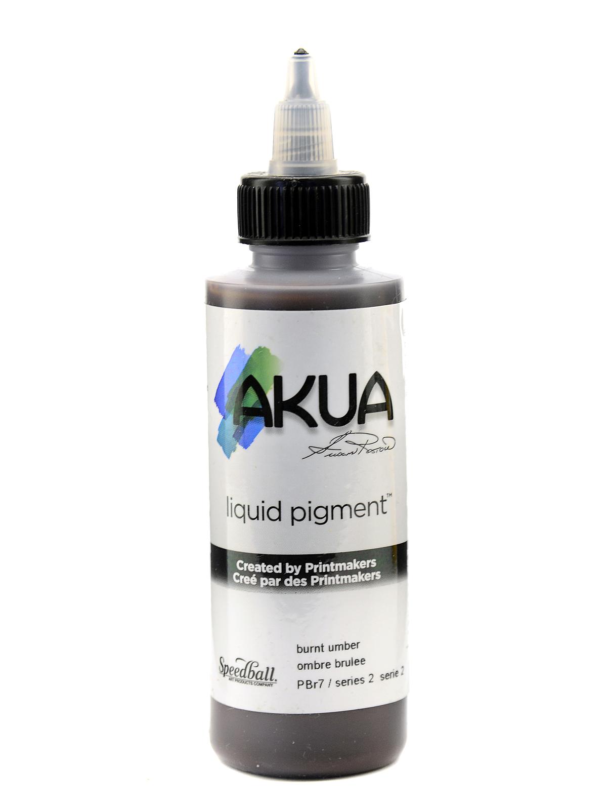 Liquid Pigment Burnt Umber 4 Oz.