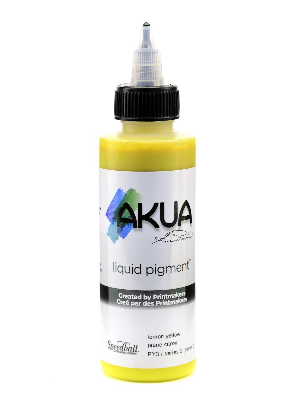 Liquid Pigment lemon yellow 4 oz.
