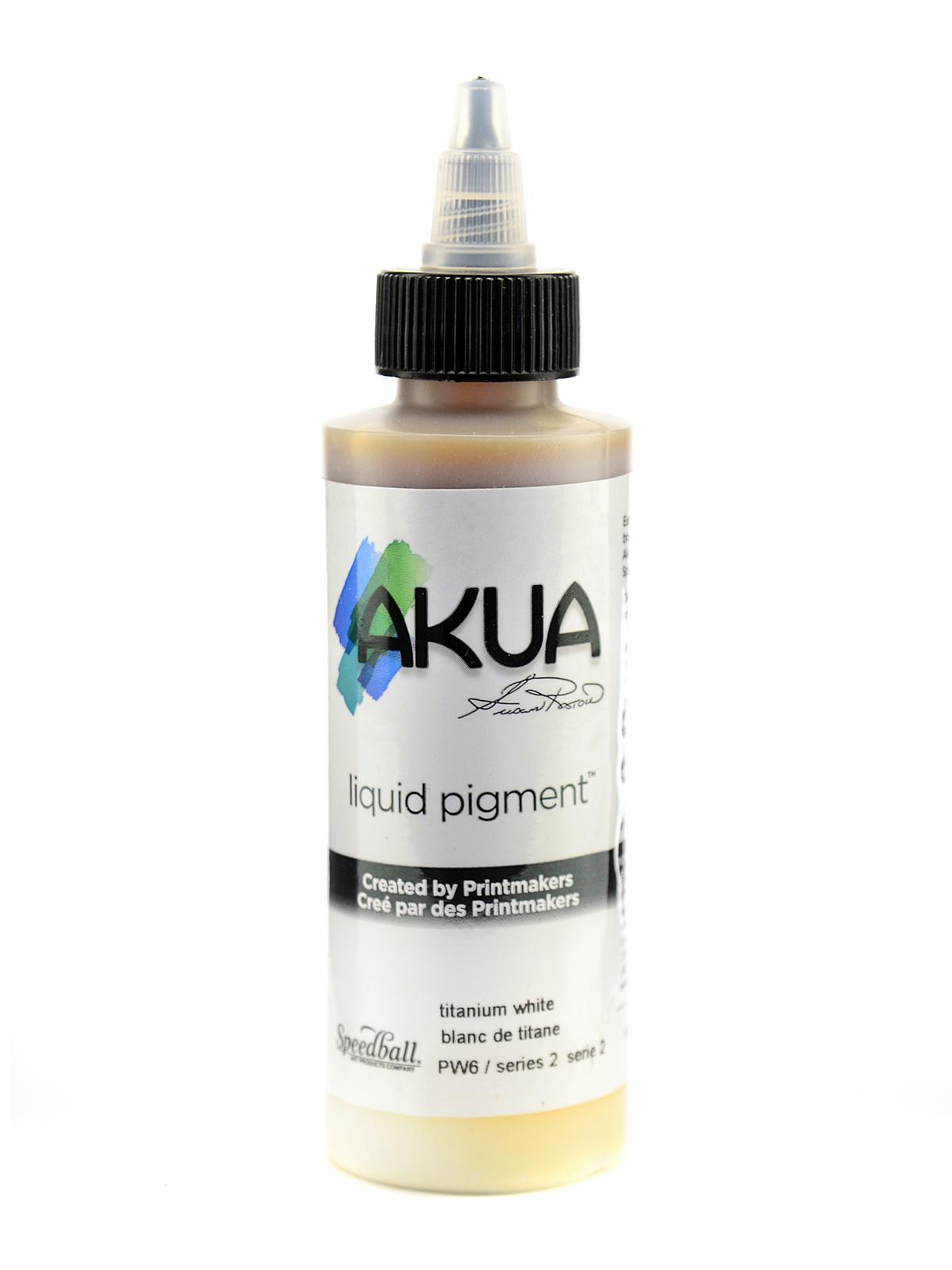 Liquid Pigment titanium white 4 oz.