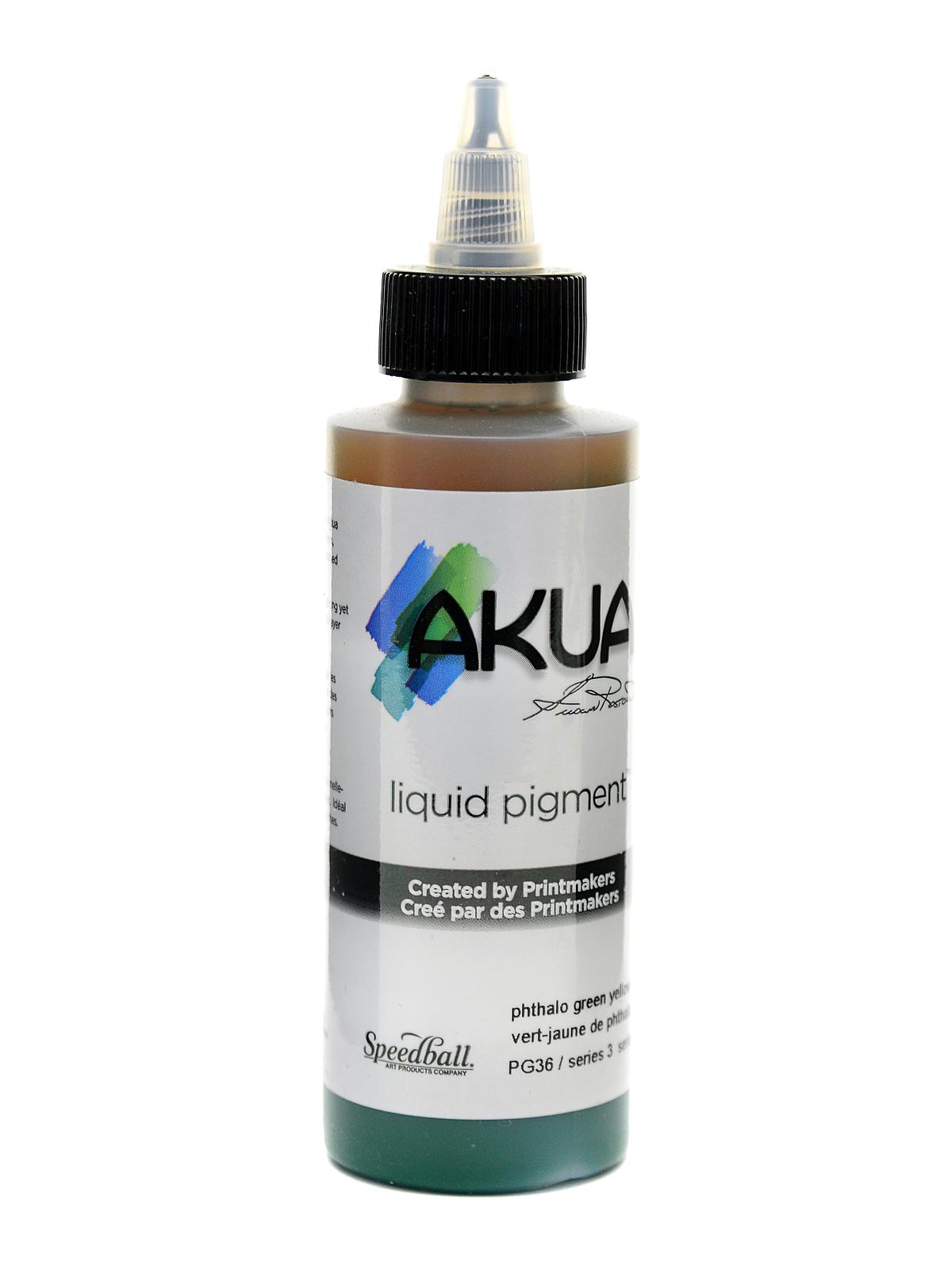 Liquid Pigment phthalo green yellow 4 oz.