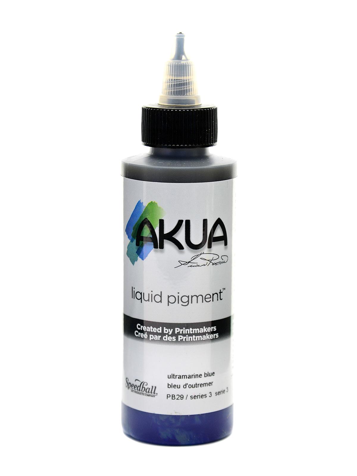 Liquid Pigment ultramarine blue 4 oz.
